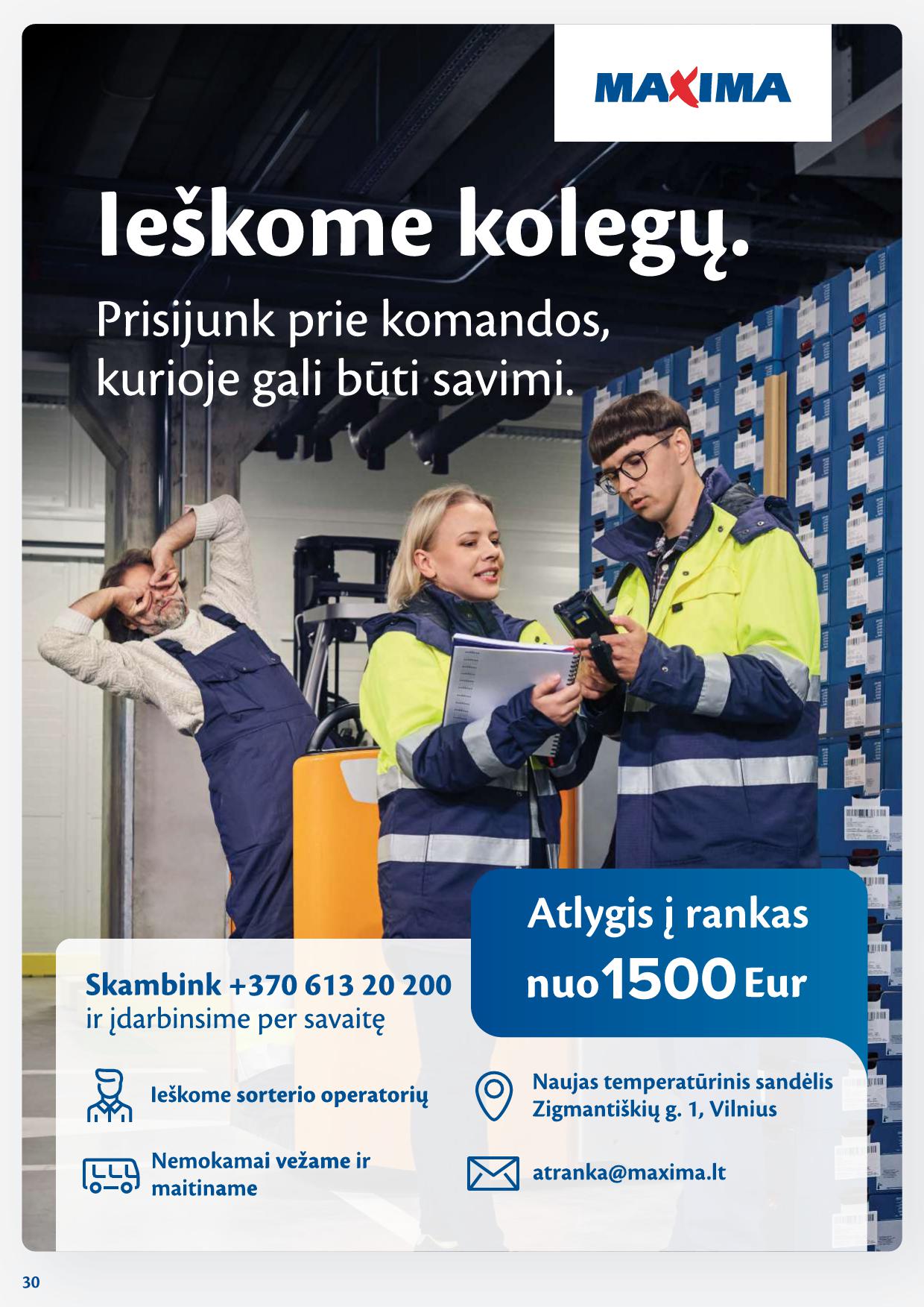 Naujausias MAXIMA kaininis katalogas 2025.02.18 - 2025.02.24