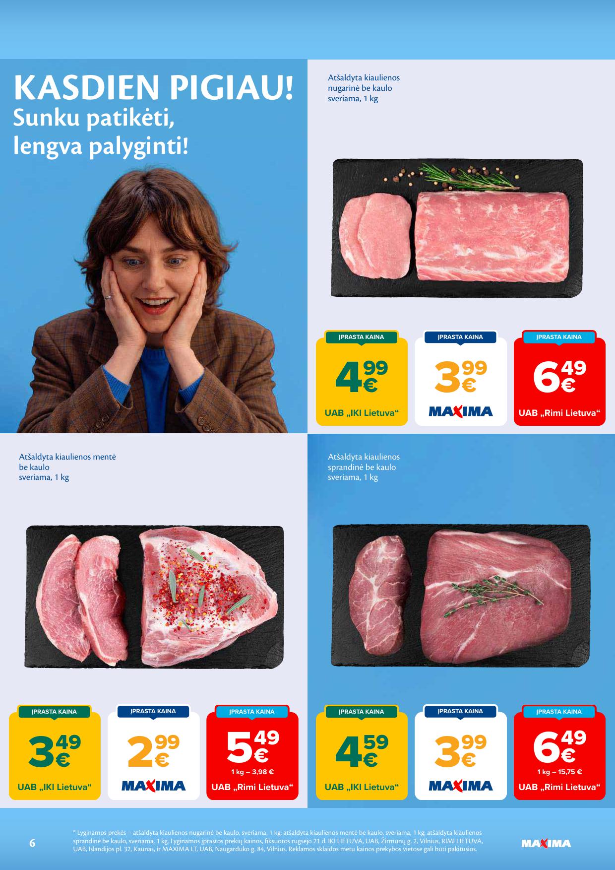 Naujausias MAXIMA kaininis katalogas 2026.09.29 - 2026.10.05