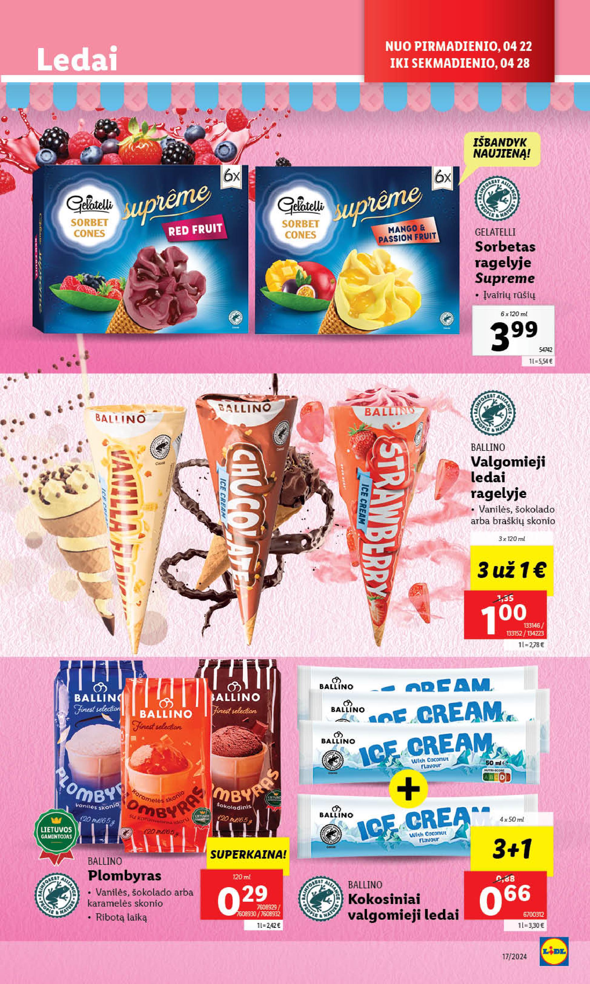 Naujausias LIDL kaininis katalogas 2024.04.22 - 2024.04.28