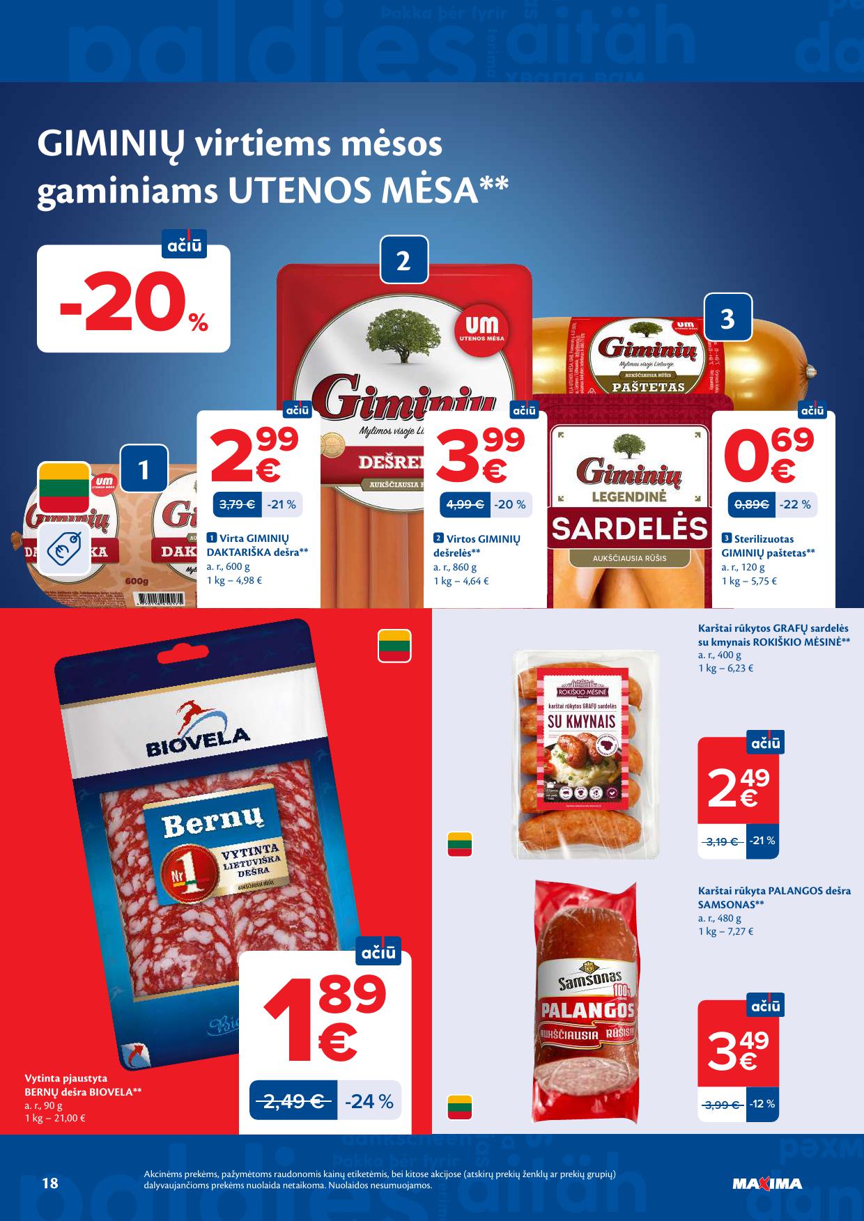 MAXIMA akcijų ir nuolaidų leidinys Nr.22 2026.05.26 - 2026.06.01