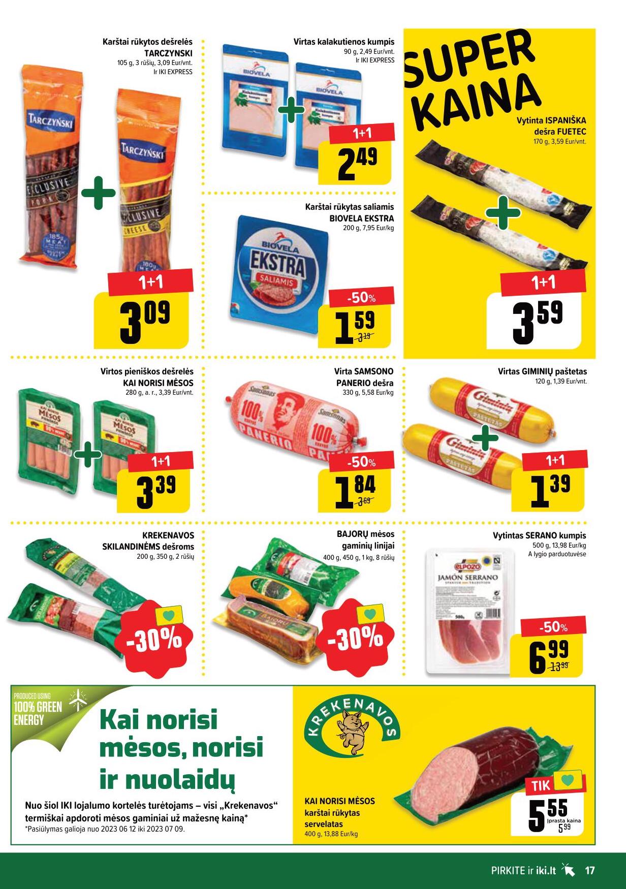 Naujausias IKI kaininis katalogas 2023.06.19 - 2023.06.25