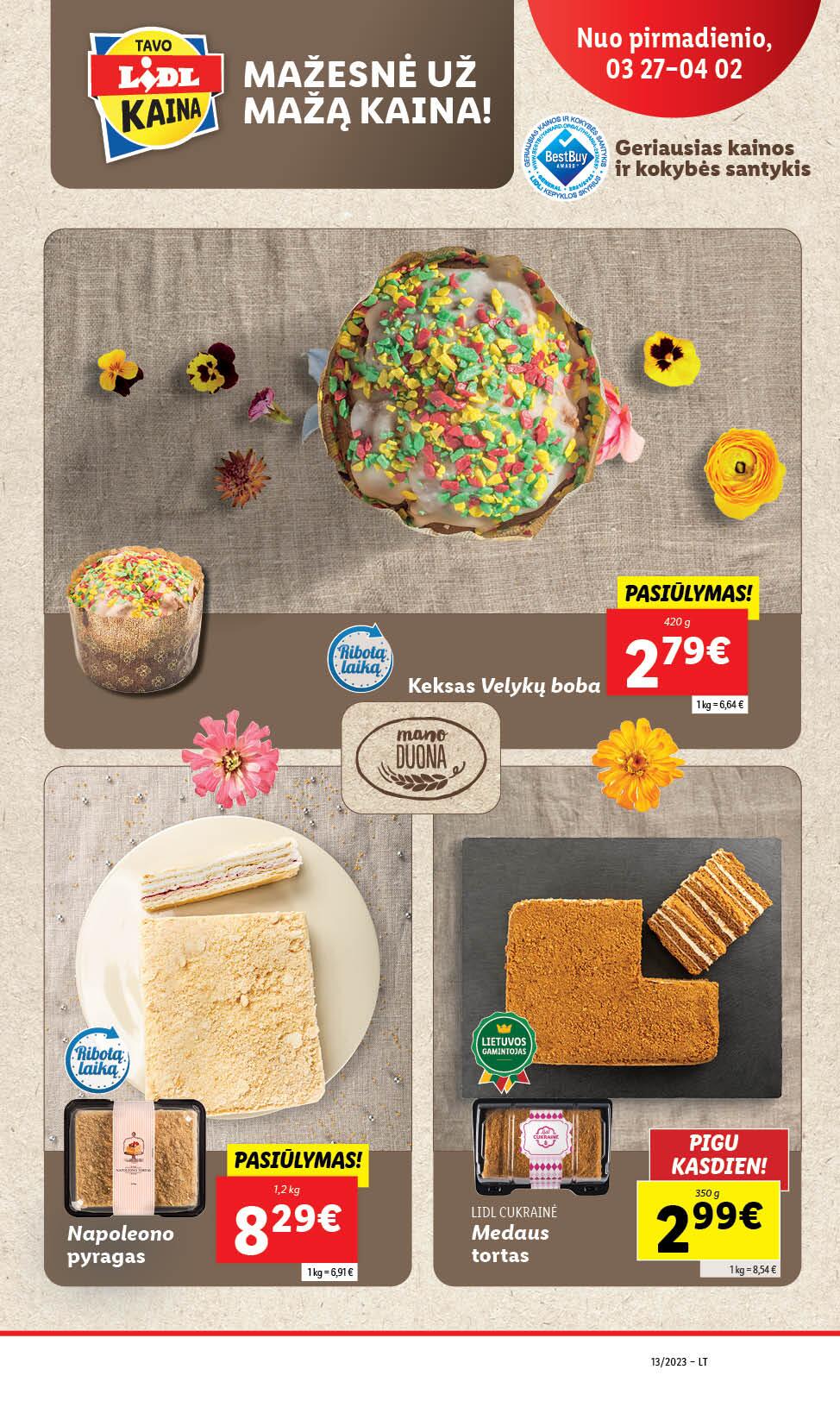 Naujausias LIDL kaininis katalogas 2023.03.16 - 2023.04.02