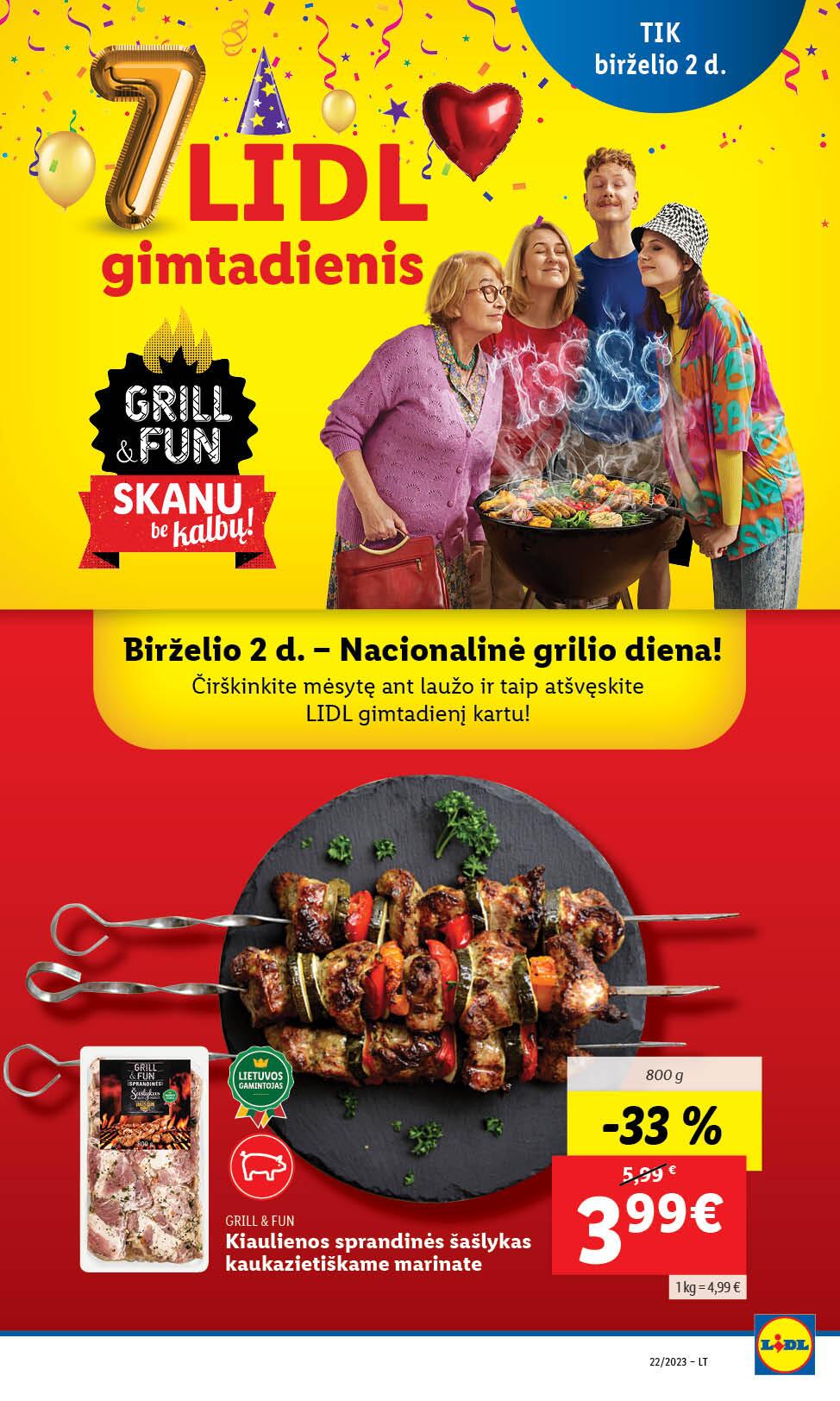 Naujausias LIDL kaininis katalogas 2023.05.29 - 2023.06.04