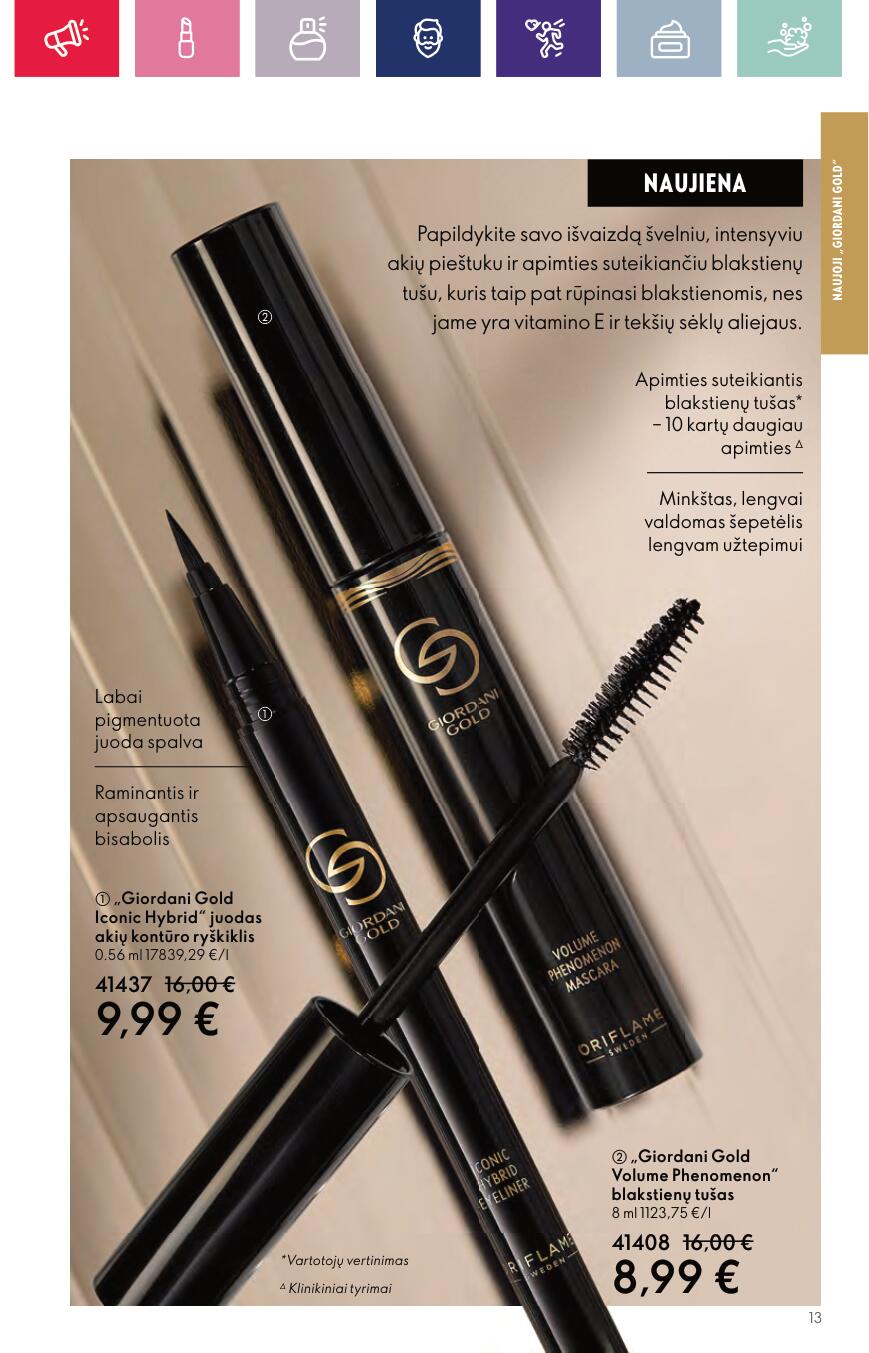 ORIFLAME katalogas galioja 2023.09.13 - 2023.10.03