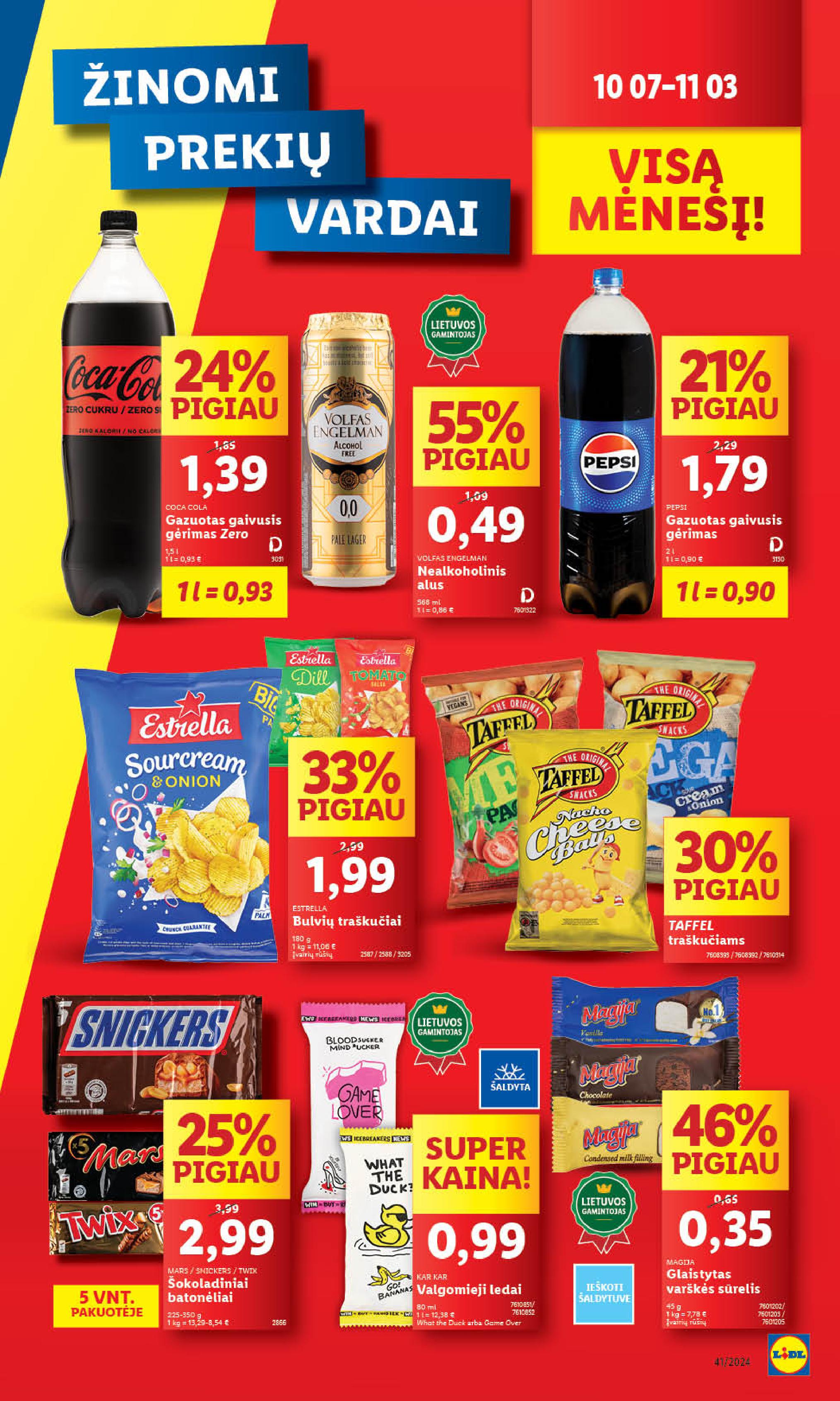Naujausias LIDL kaininis katalogas 2024.10.07 - 2024.10.13