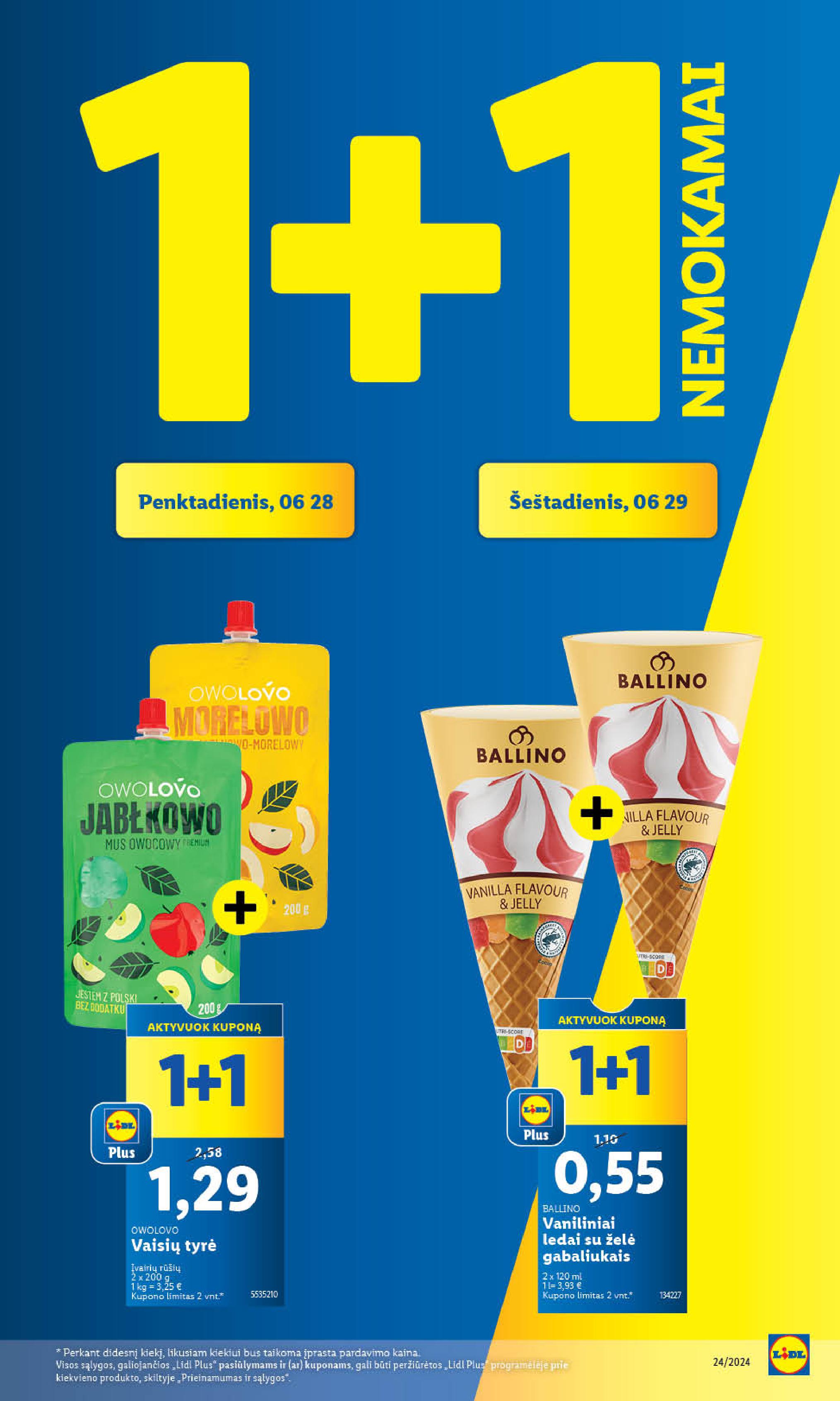 Naujausias LIDL kaininis katalogas 2024.06.24 - 2024.06.30