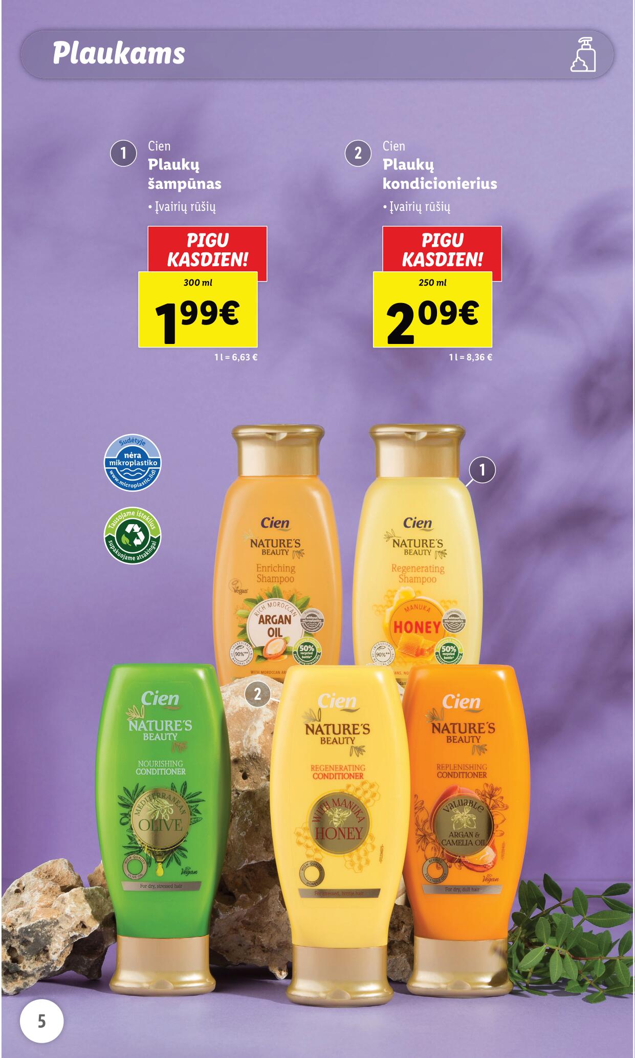 LIDL prekių katalogas "Grožio festivalis" galioja nuo 2023.05.01
