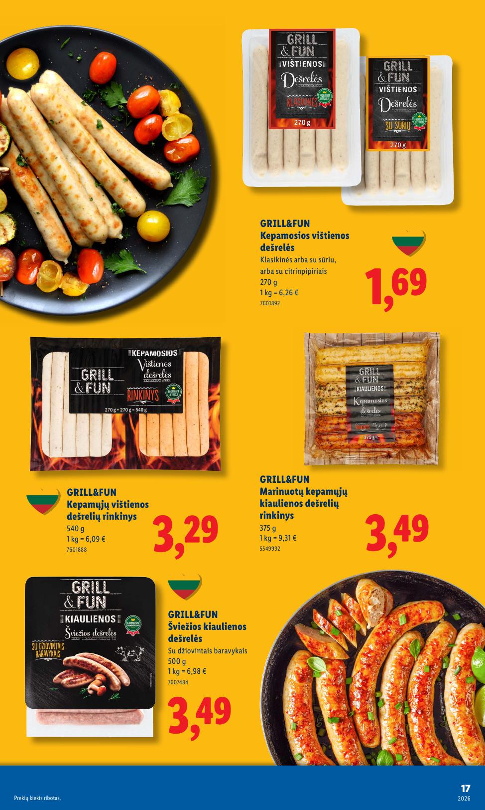 LIDL grilio katalogas "Grilis gardumo, kaina pigumo"
