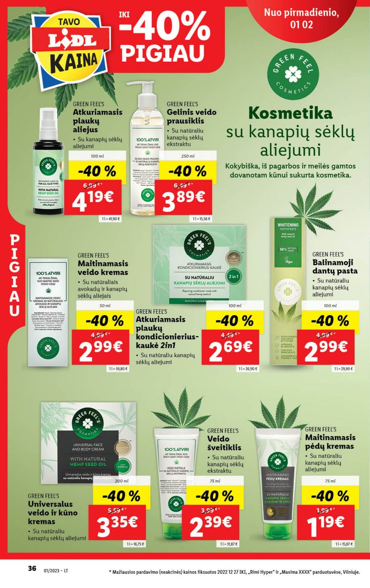 Naujausias LIDL kaininis katalogas 2023.01.02 - 2023.01.08