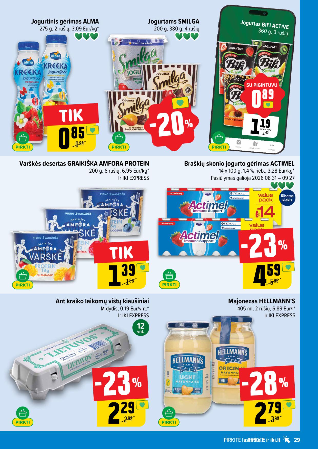 IKI SAVAITĖLĖ akcijų ir nuolaidų leidinys Nr.39 2026.09.21 - 2026.09.27