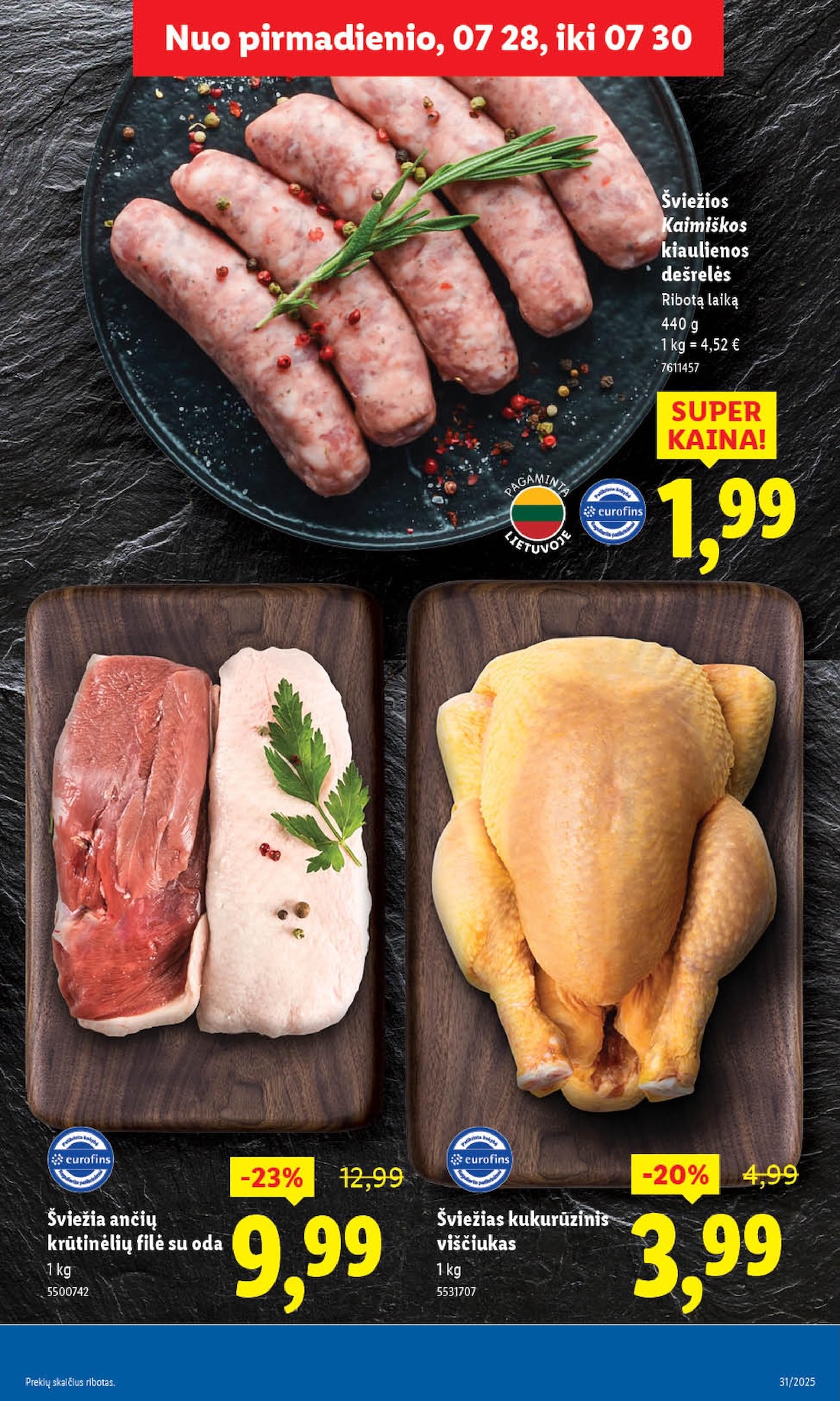 Naujausias LIDL kaininis katalogas 2025.07.28 - 2025.08.03