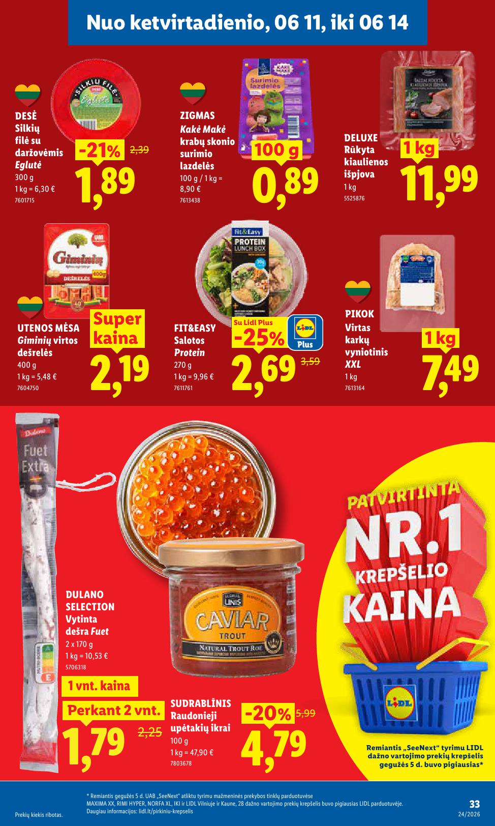 Naujausias LIDL kaininis katalogas 2026.06.08 - 2026.06.14