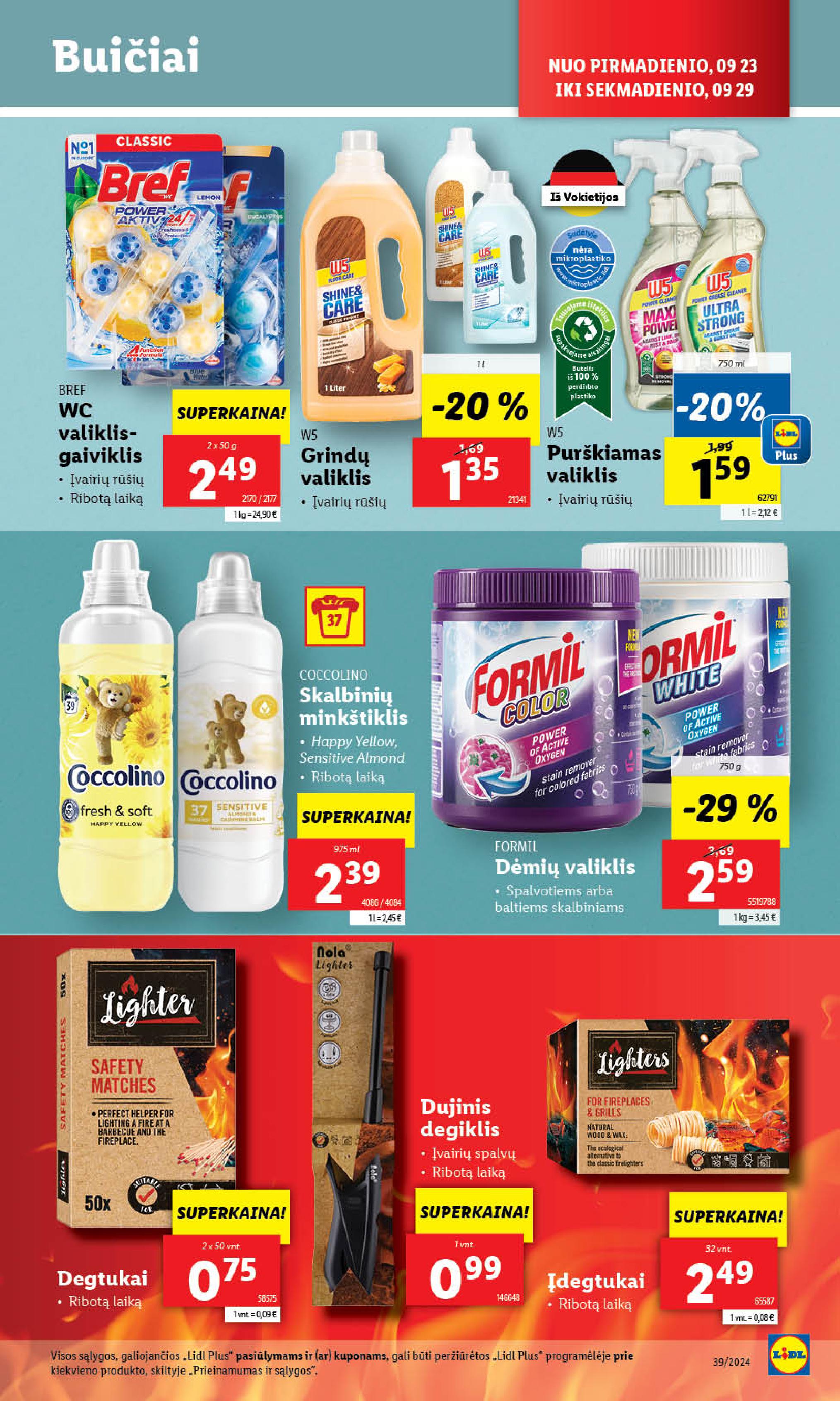 Naujausias LIDL kaininis katalogas 2024.09.23 - 2024.09.29