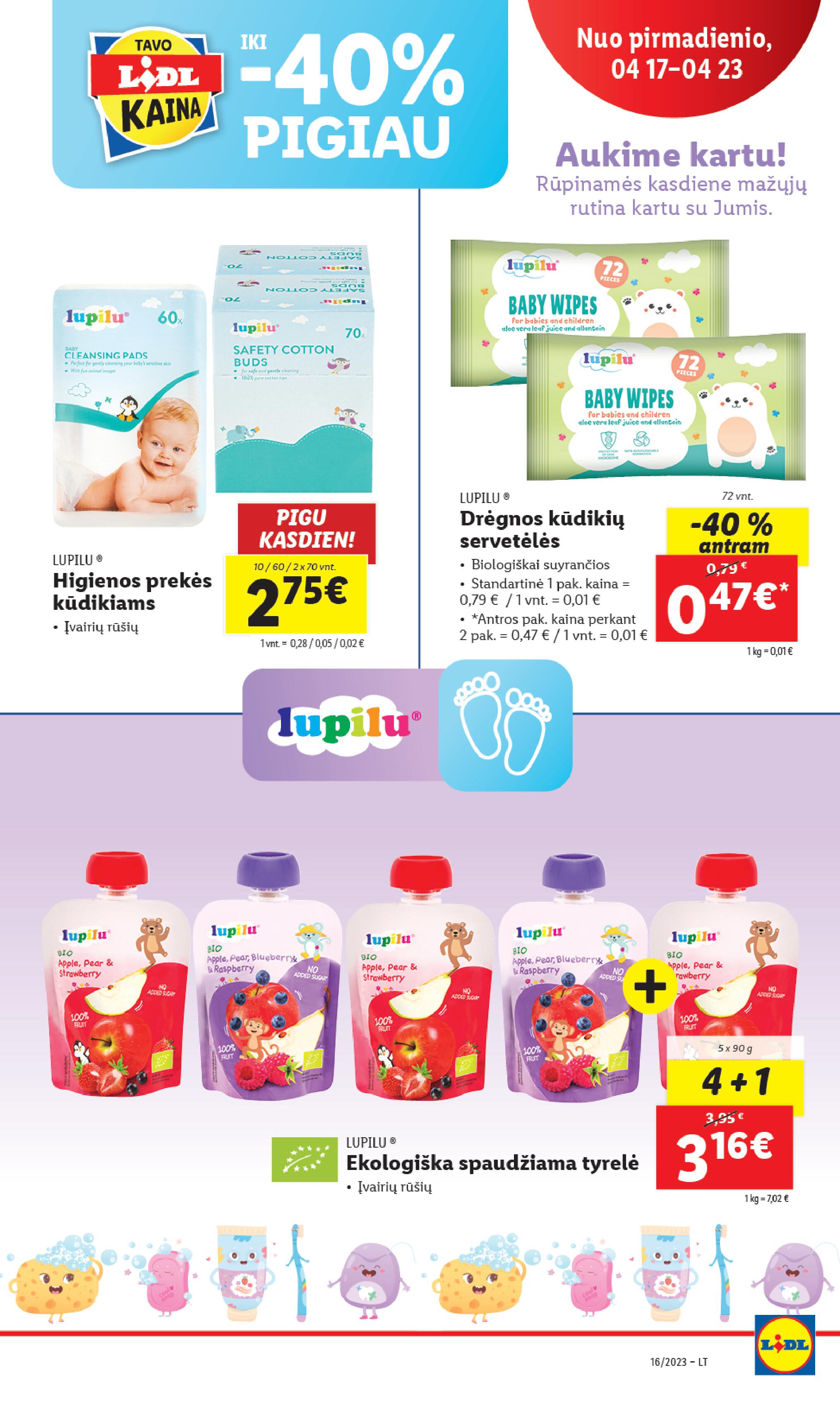 Naujausias LIDL kaininis katalogas 2023.04.17 - 2023.04.23