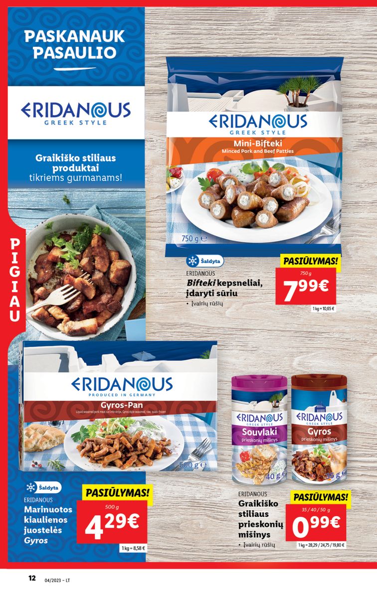 Naujausias LIDL kaininis katalogas 2023.01.23 - 2023.01.29