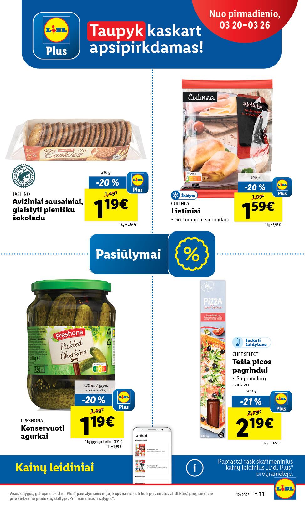 Naujausias LIDL kaininis katalogas 2023.03.20 - 2023.03.26