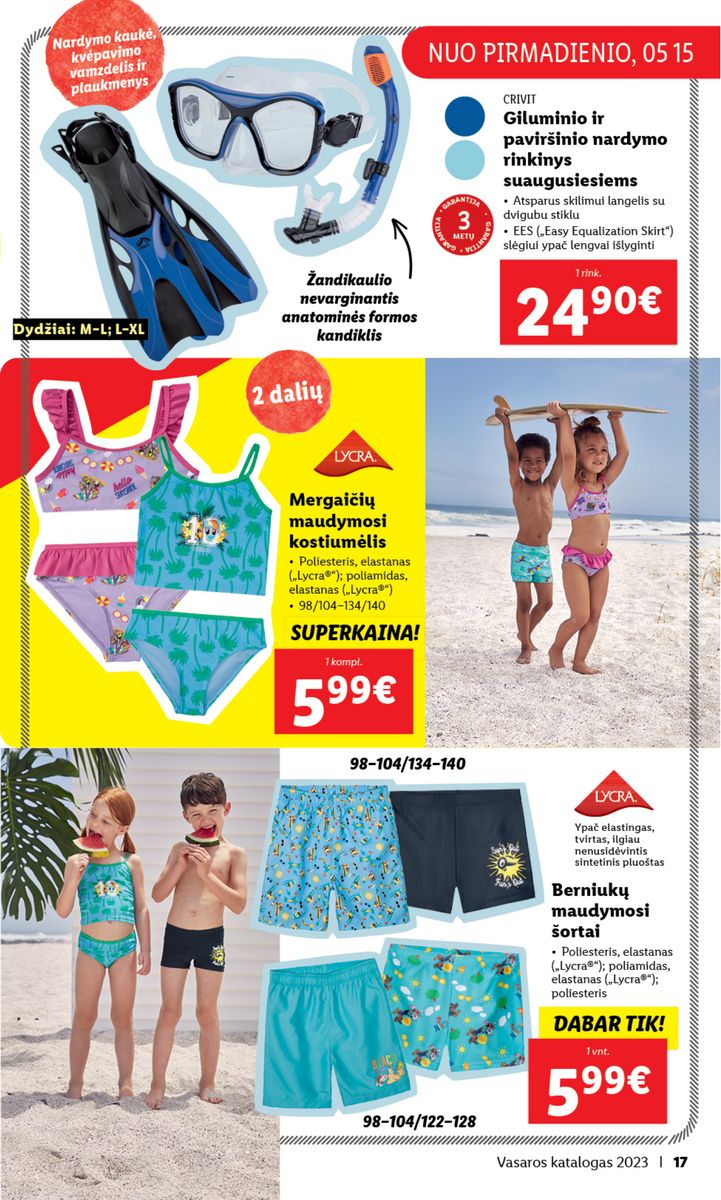 LIDL Vasaros katalogas 2023