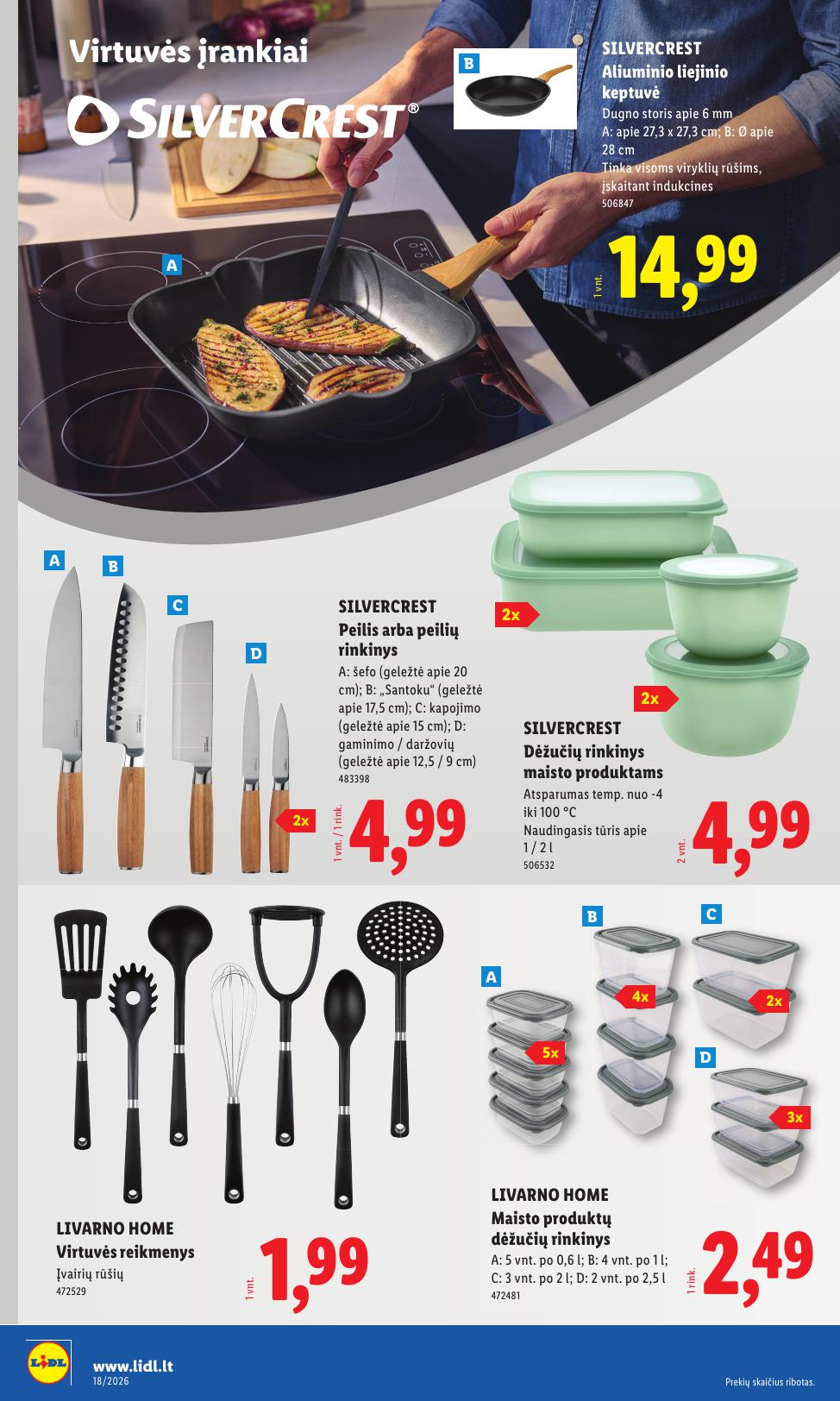 LIDL ne maisto prekių leidinys 2026.04.27 - 2026.05.03