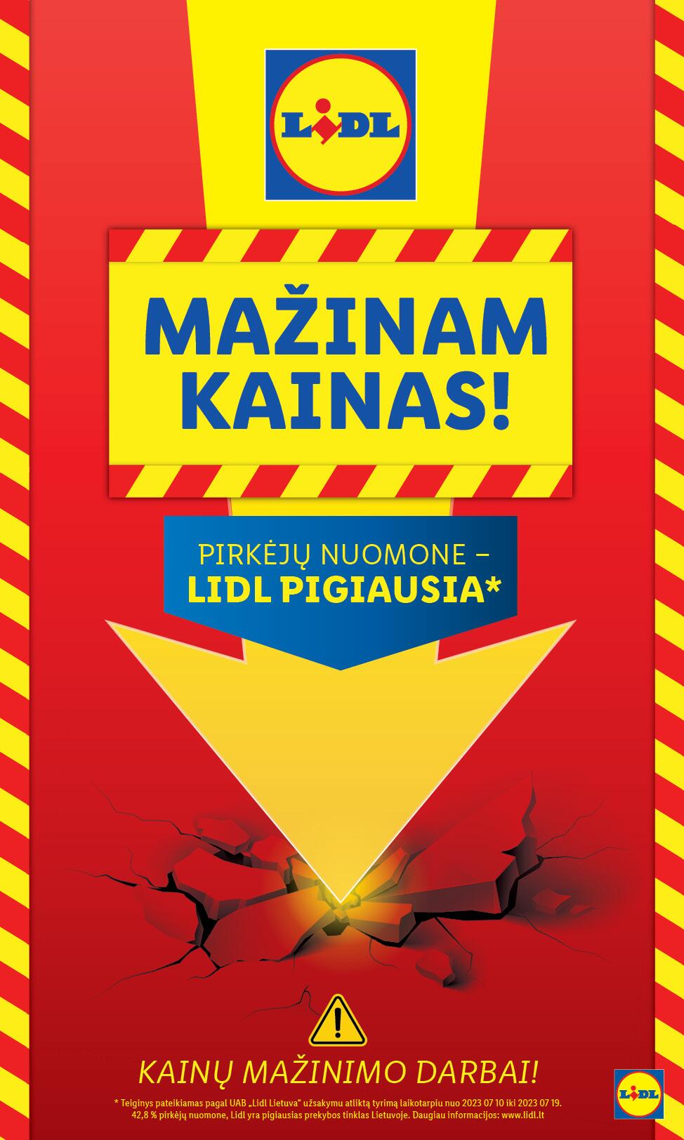 Naujausias LIDL kaininis katalogas 2023.07.31 - 2023.08.06