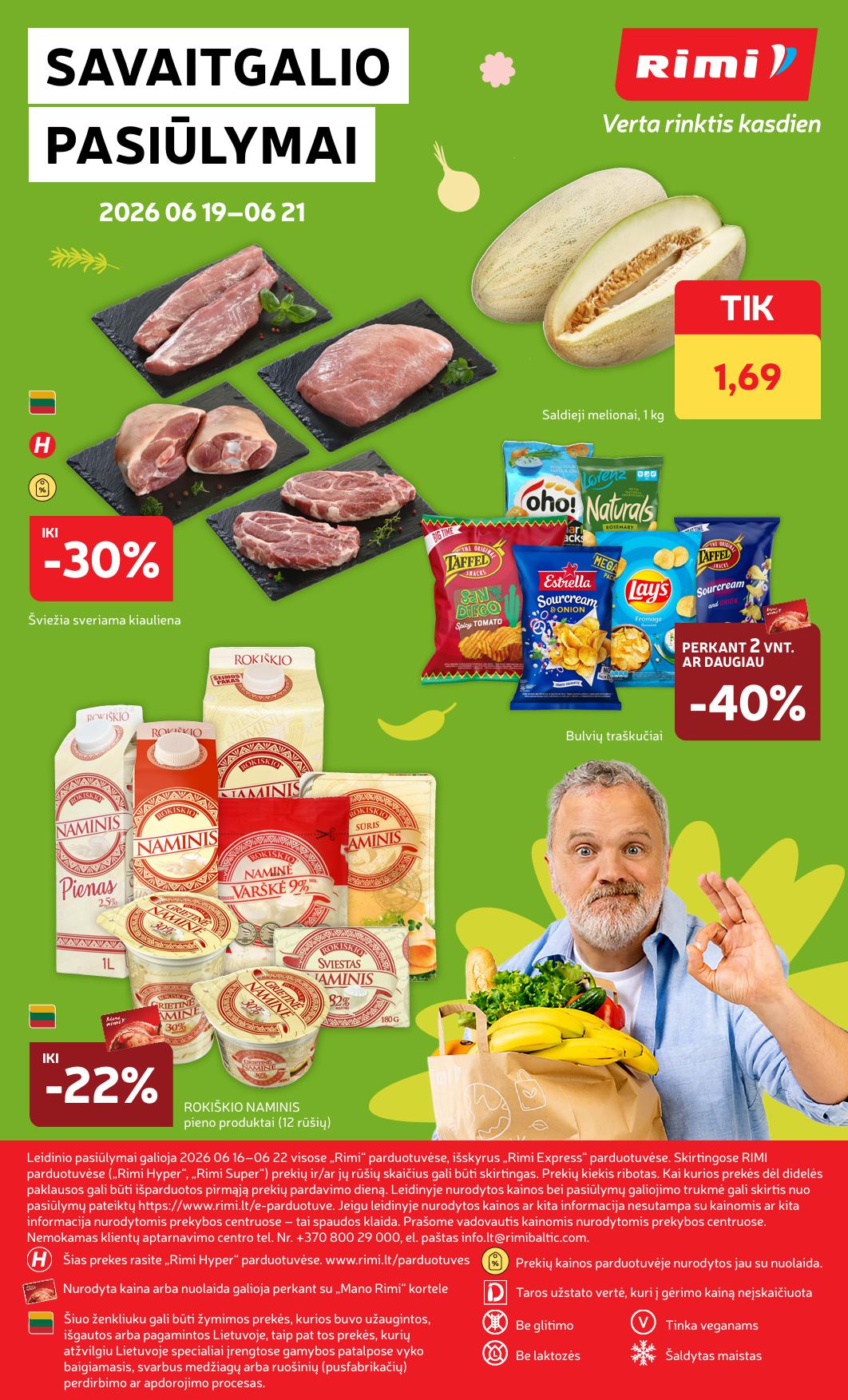 Naujausias RIMI kaininis katalogas 2026.06.16 - 2026.06.22