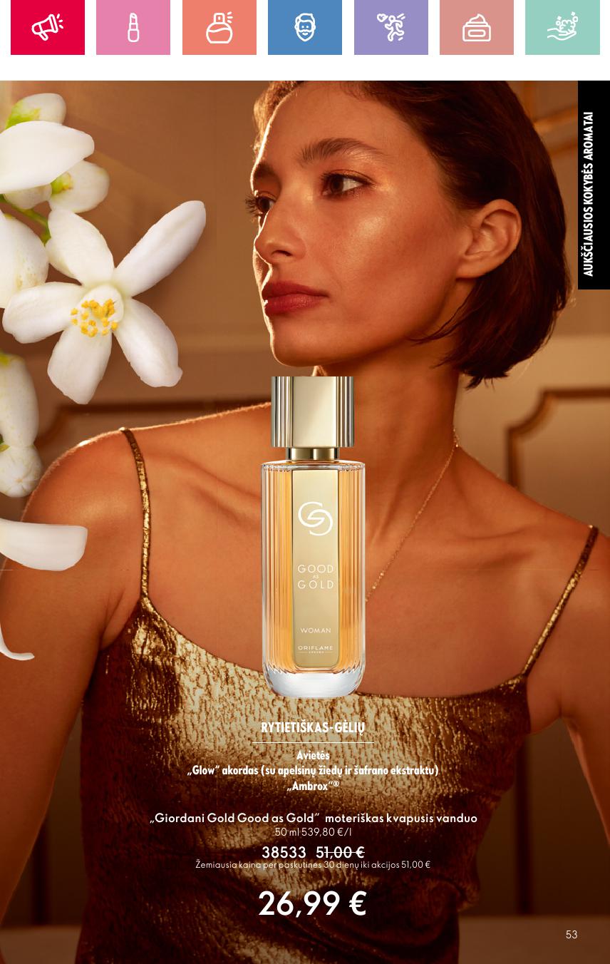 ORIFLAME katalogas galioja 2025.08.03 - 2025.08.23