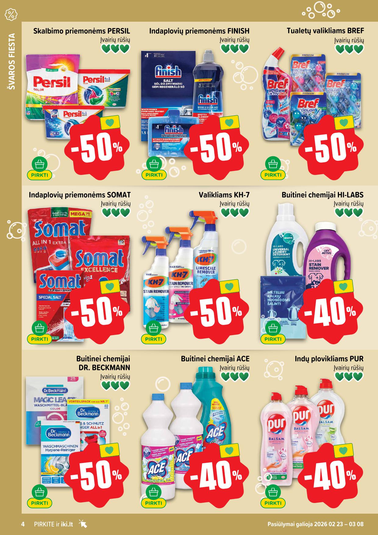 Naujausias IKI kaininis katalogas 2026.02.23 - 2026.03.01