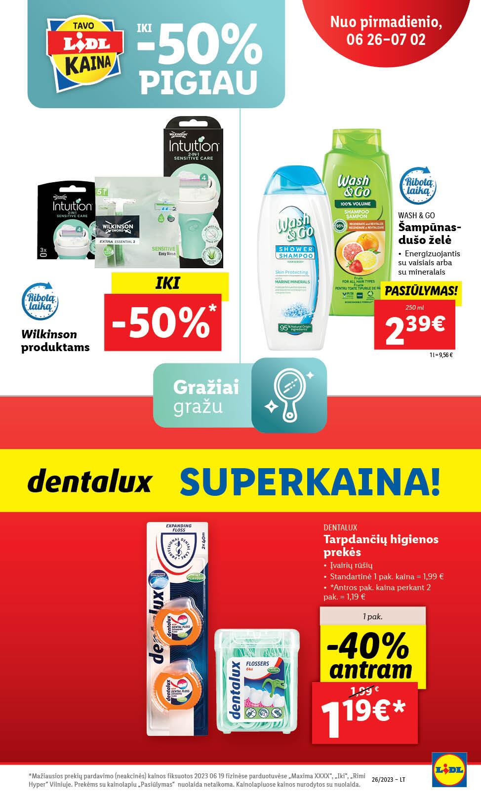 Naujausias LIDL kaininis katalogas 2023.06.26 - 2023.07.02