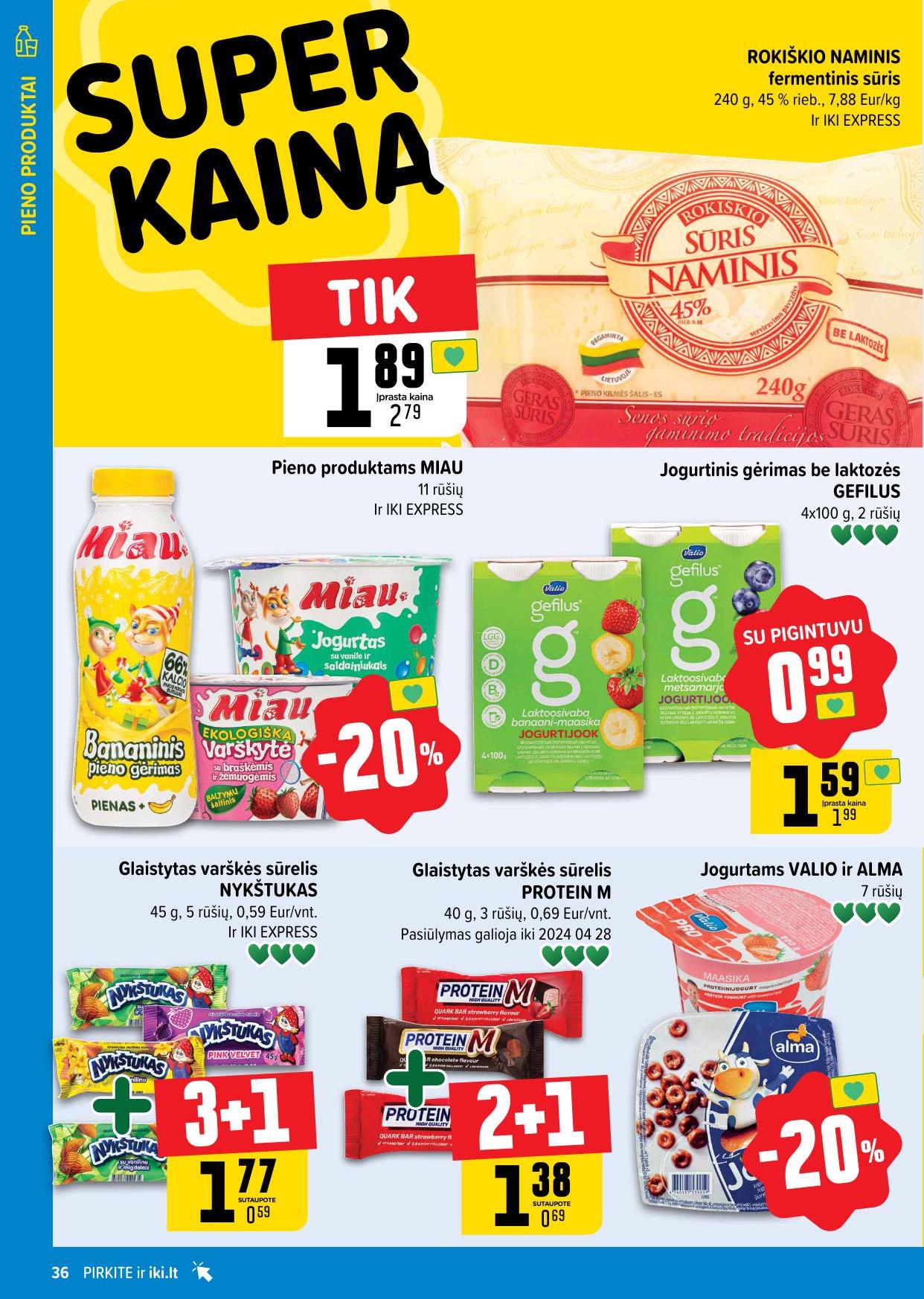 Naujausias IKI kaininis katalogas 2024.04.15 - 2024.04.21