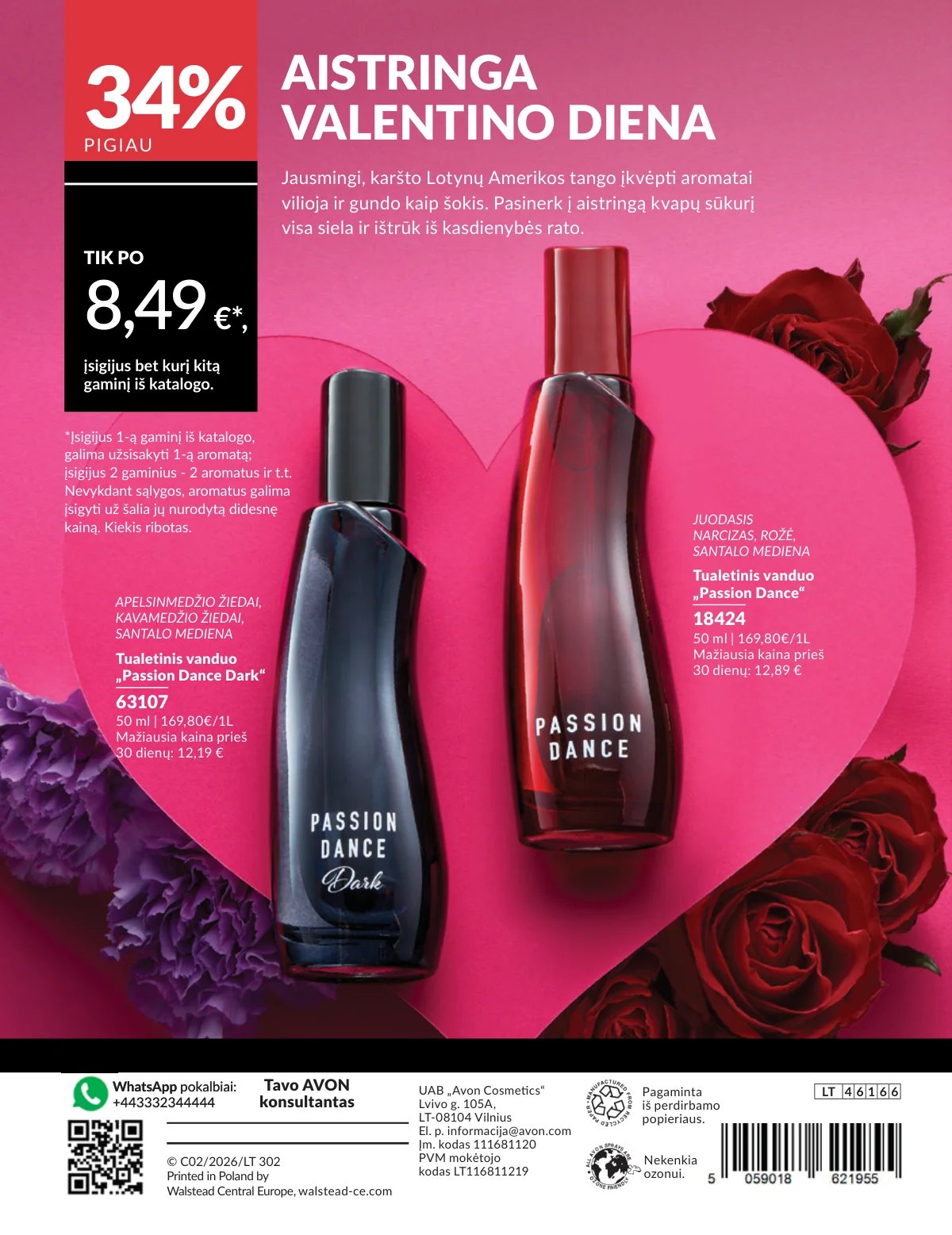 Naujas AVON katalogas galioja 2026.02.01 - 2026.02.28