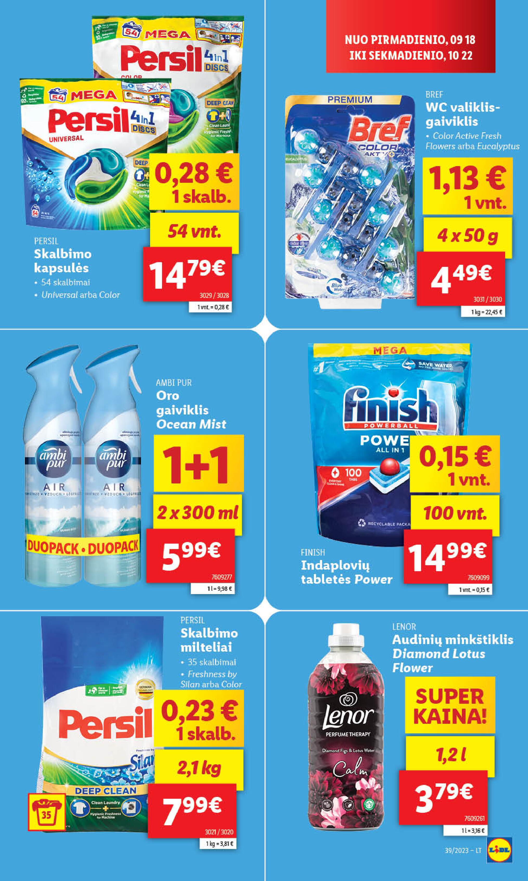 Naujausias LIDL kaininis katalogas 2023.10.02 - 2023.10.08