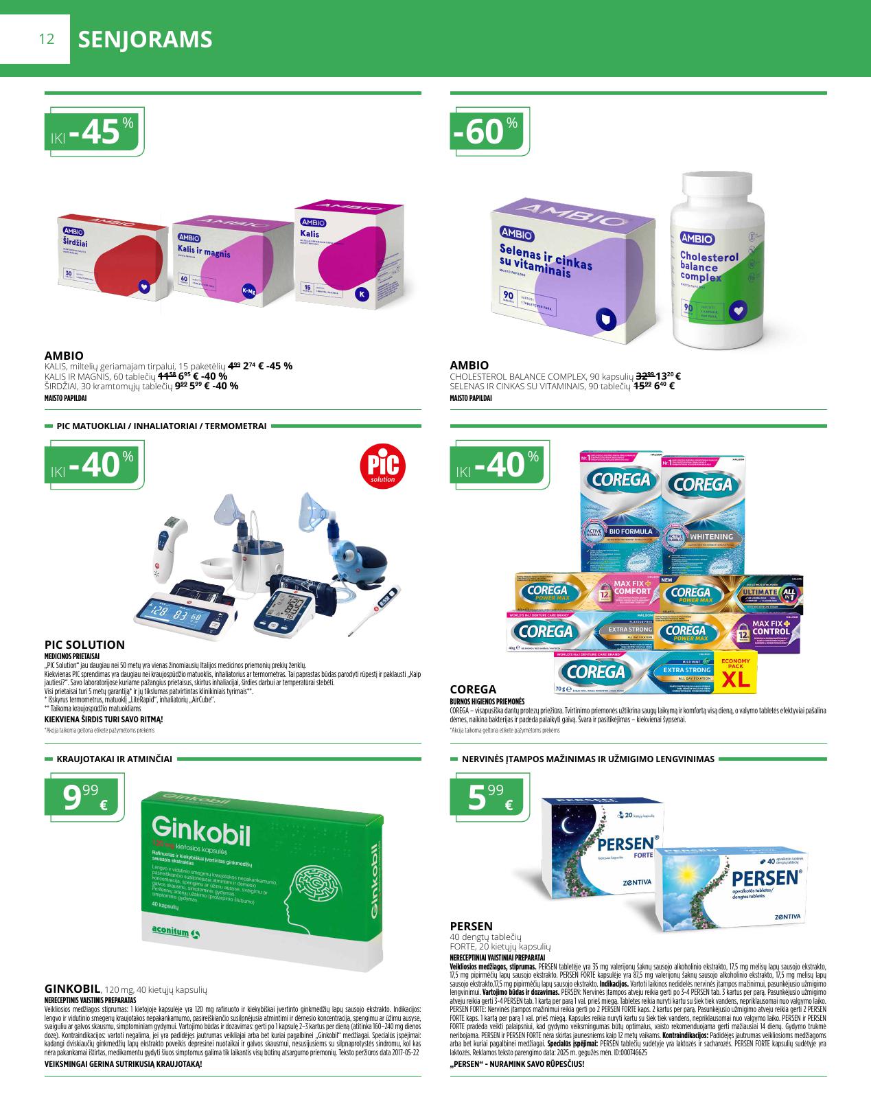 NORFOS vaistinės akcijų ir nuolaidų leidinys 2026.03.01 - 2026.03.31