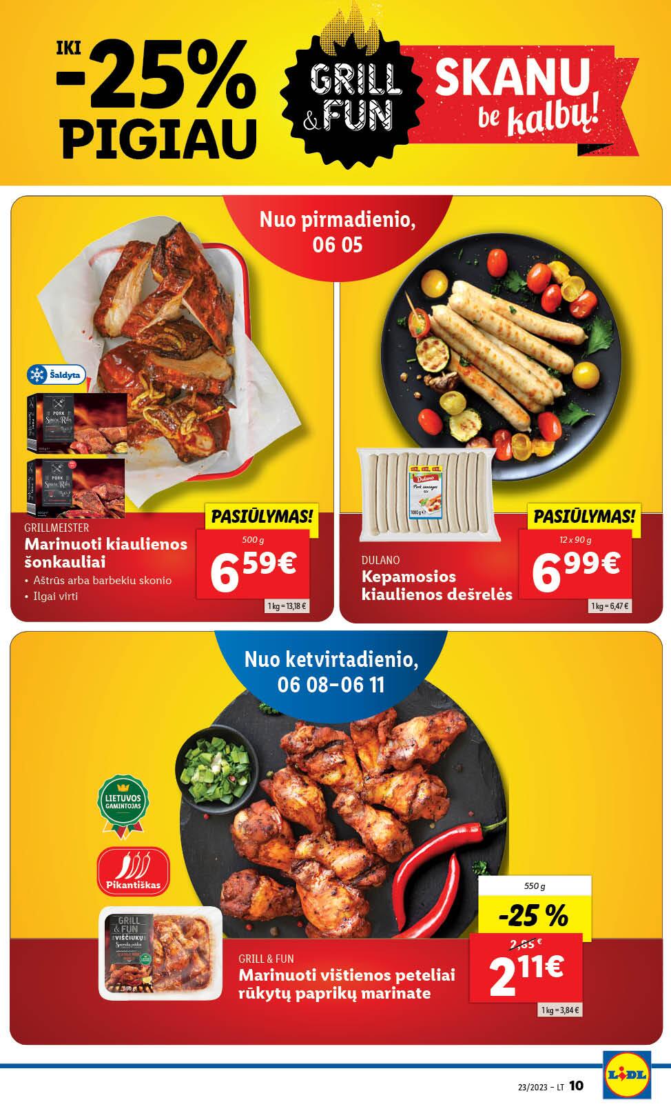 Naujausias LIDL kaininis katalogas 2023.06.05 - 2023.06.11