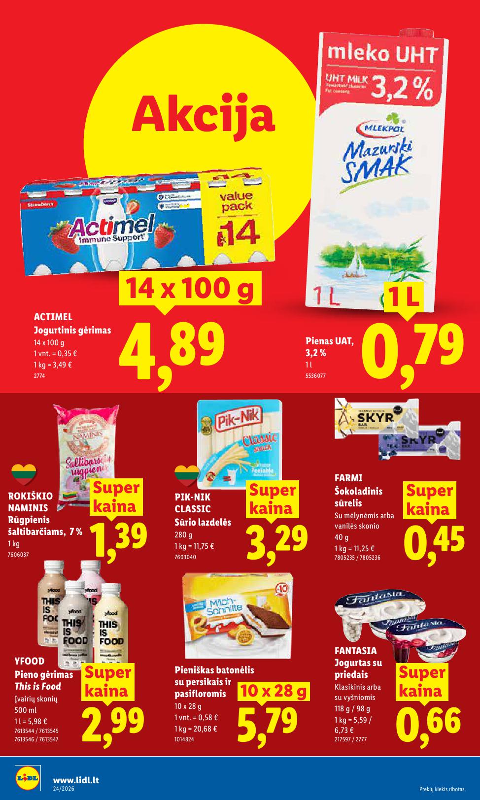 Naujausias LIDL kaininis katalogas 2026.06.08 - 2026.06.14