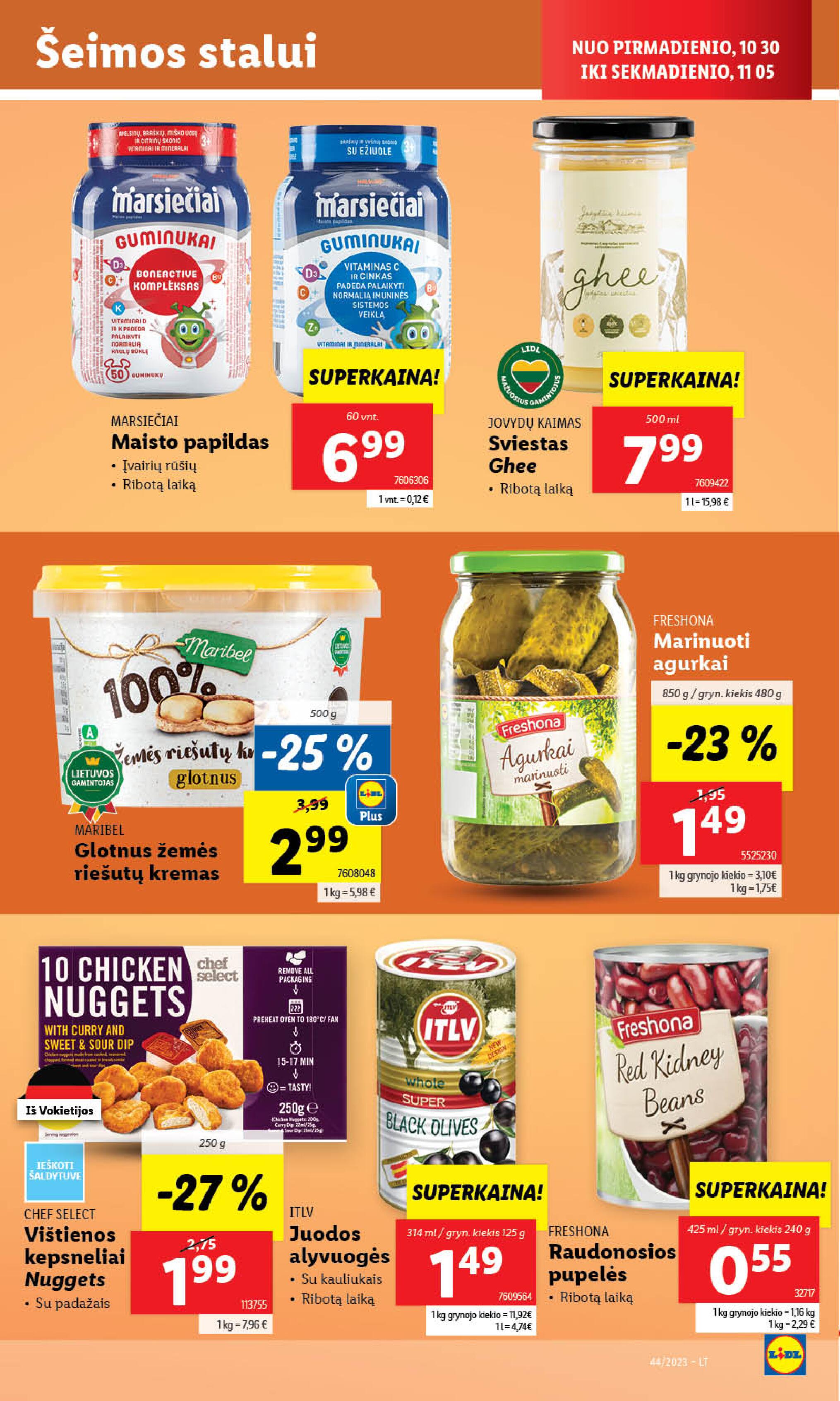 Naujausias LIDL kaininis katalogas 2023.10.30 - 2023.11.05