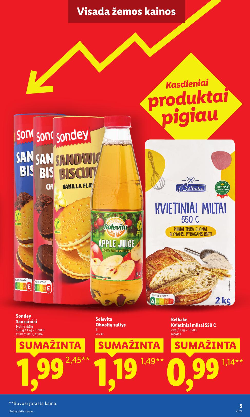 LIDL nuolaidų katalogas "Nr.1 Pažadas Jums"