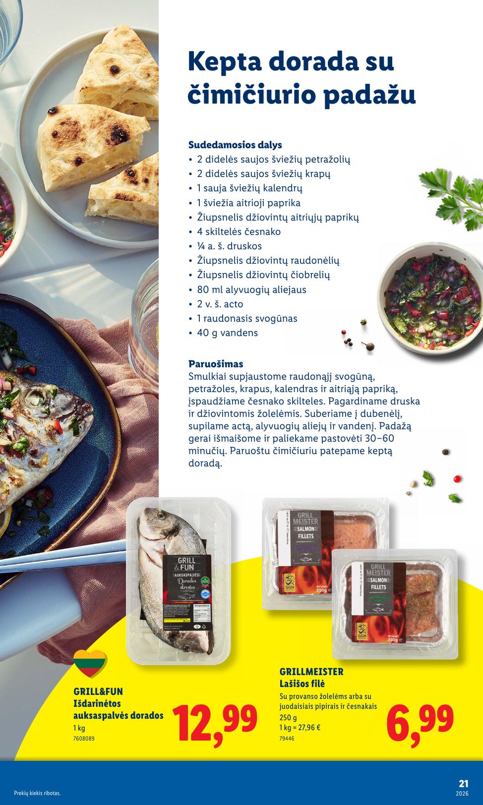 LIDL grilio katalogas "Grilis gardumo, kaina pigumo"
