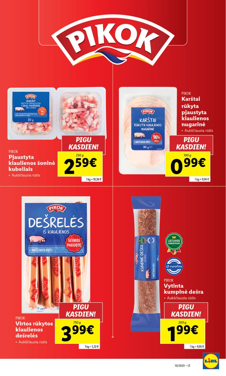 Naujausias LIDL kaininis katalogas 2023.03.06 - 2023.03.12