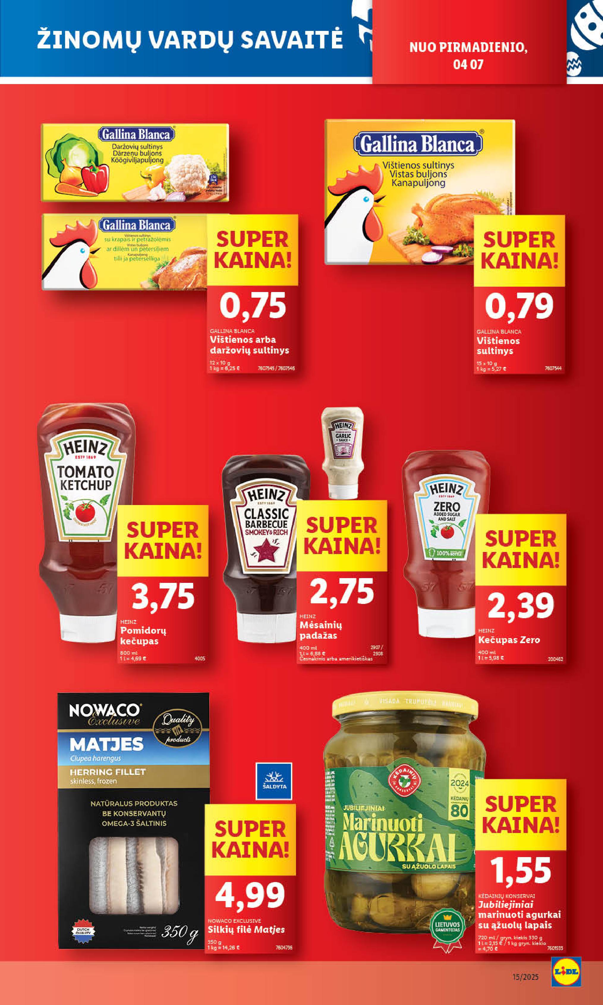 Naujausias LIDL kaininis katalogas 2025.04.07 - 2025.04.13