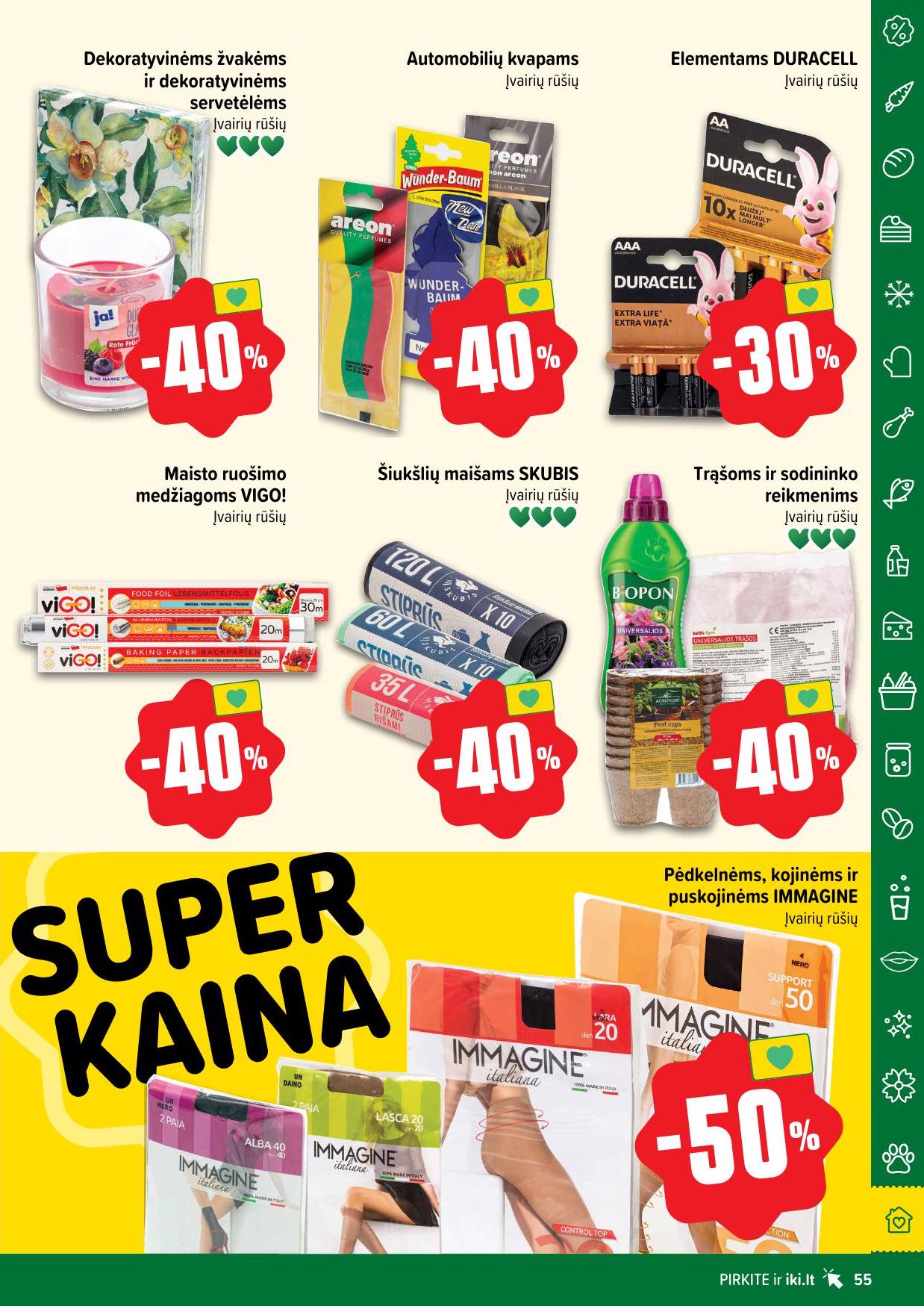Naujausias IKI kaininis katalogas 2024.03.18 - 2024.03.24