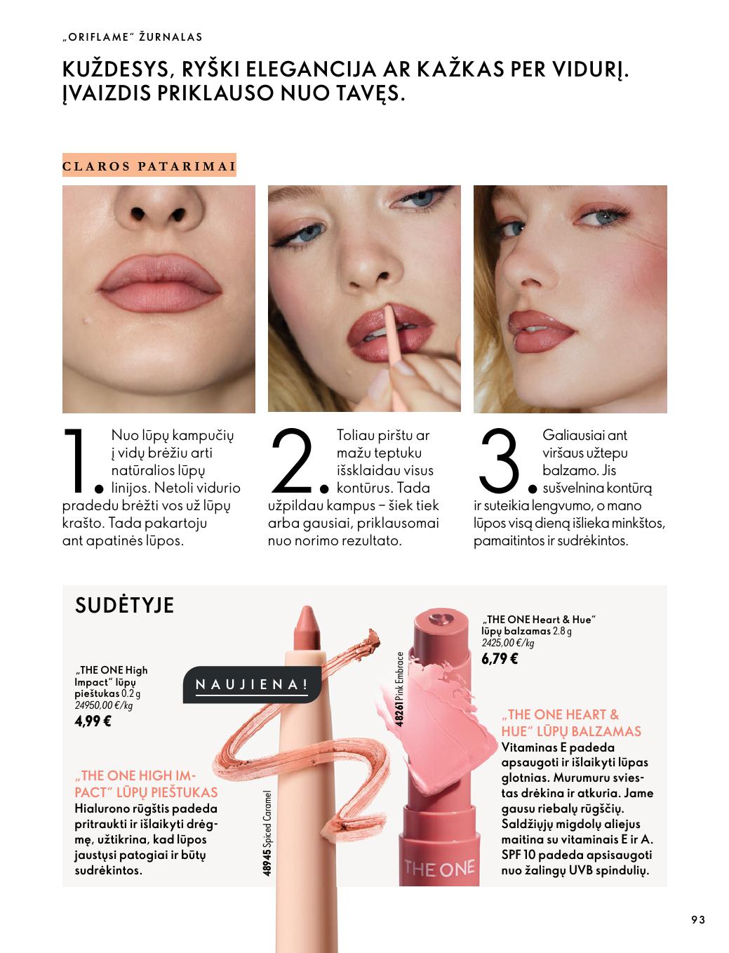 ORIFLAME katalogas galioja 2026.10.07 - 2026.11.17