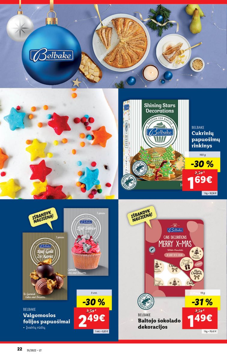 Naujausias LIDL kaininis katalogas 2022.12.19 - 2022.12.25