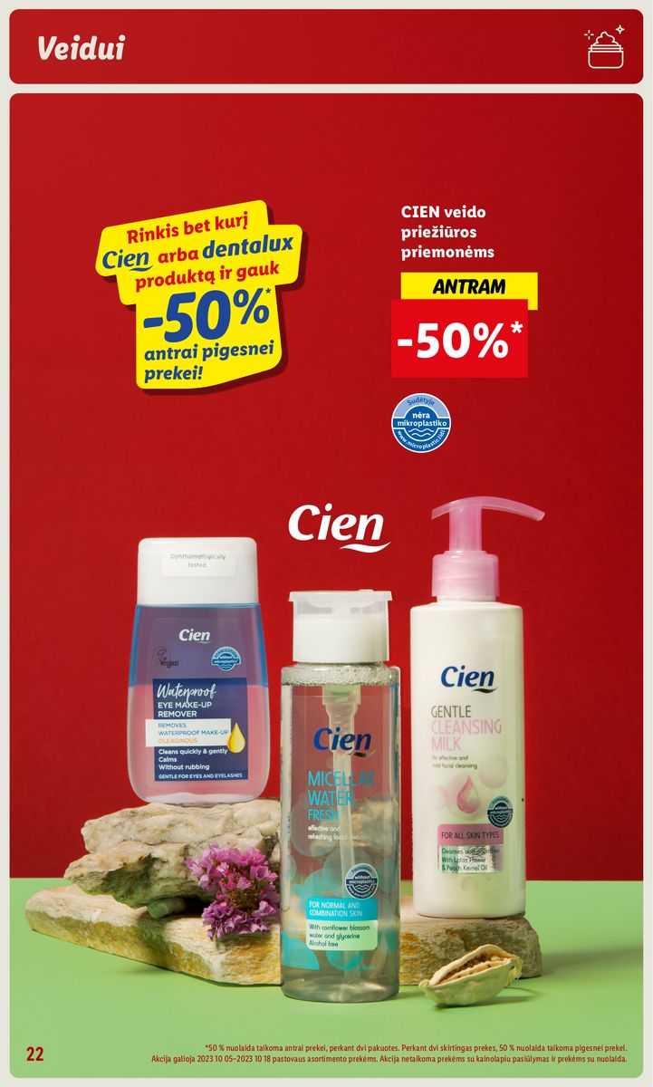 LIDL prekių katalogas "Grožio festivalis" galioja nuo 2023.10.05