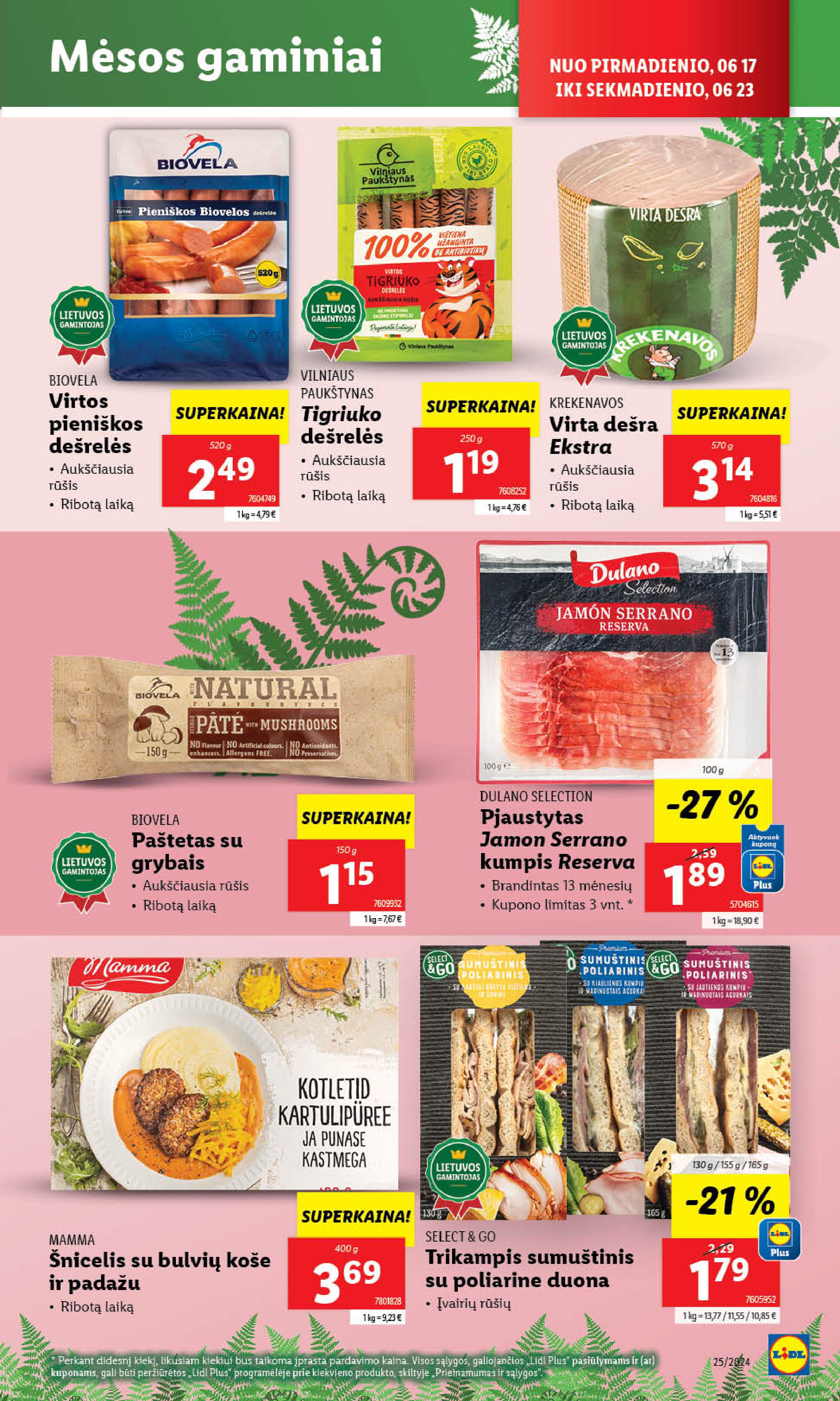 Naujausias LIDL kaininis katalogas 2024.06.17 - 2024.06.23