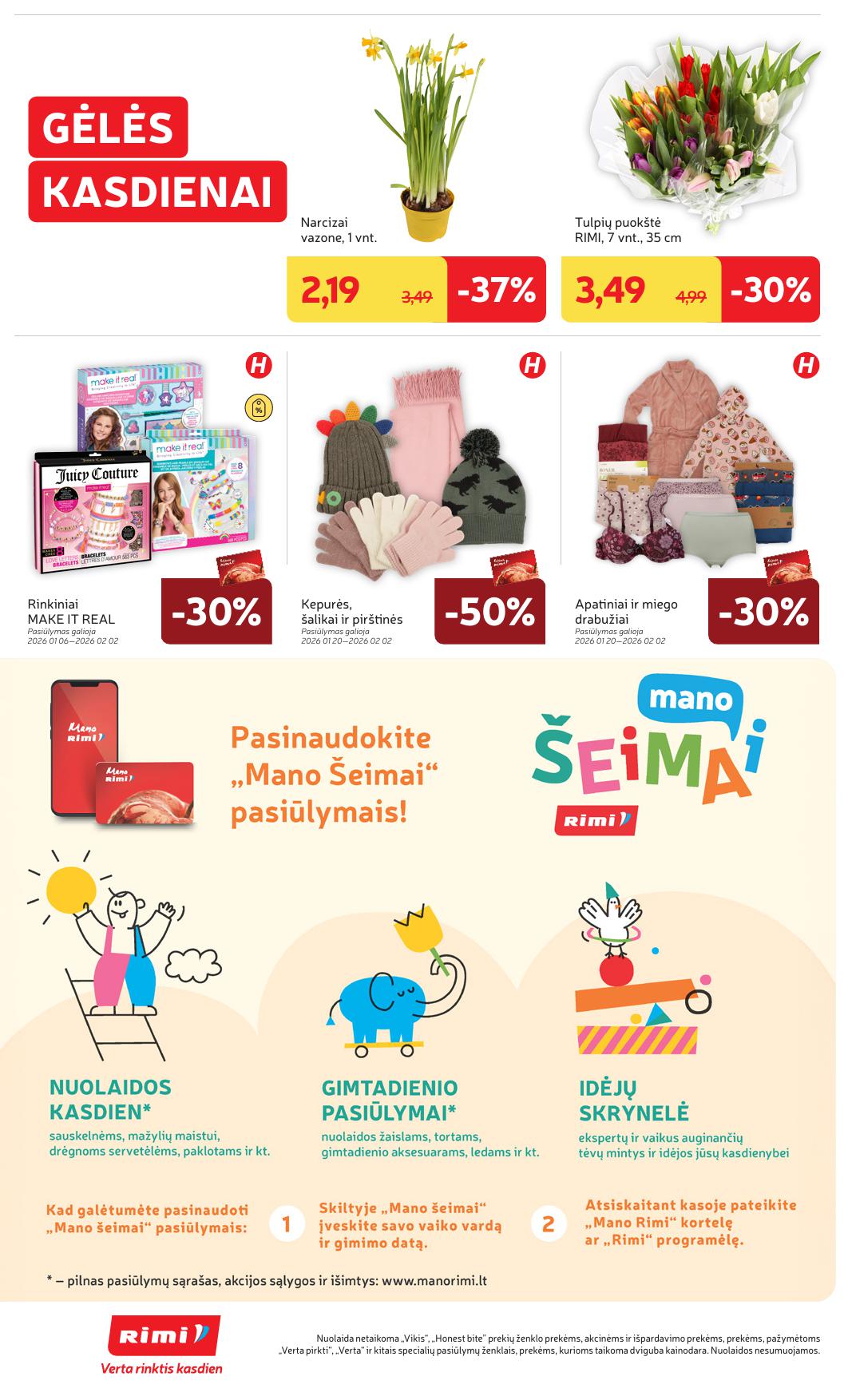 Naujausias RIMI kaininis katalogas 2026.01.27 - 2026.02.02