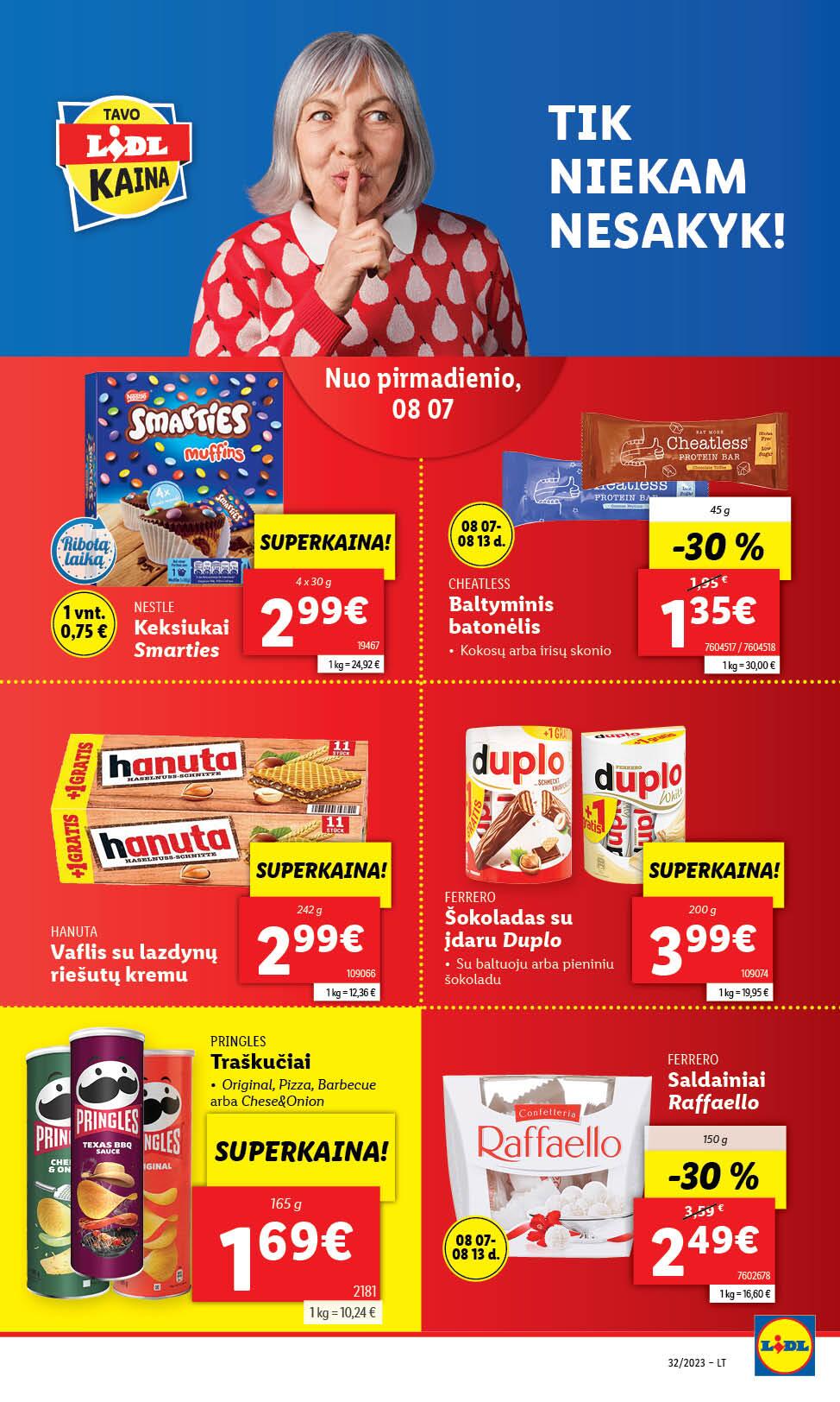 Naujausias LIDL kaininis katalogas 2023.08.07 - 2023.08.13