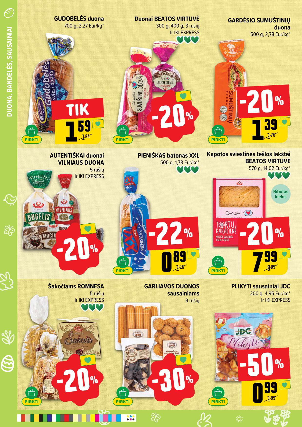 Naujausias IKI kaininis katalogas 2026.03.30 - 2026.04.04