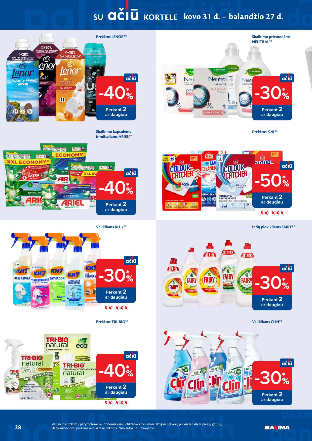 Naujausias MAXIMA kaininis katalogas 2026.03.31 - 2026.04.06