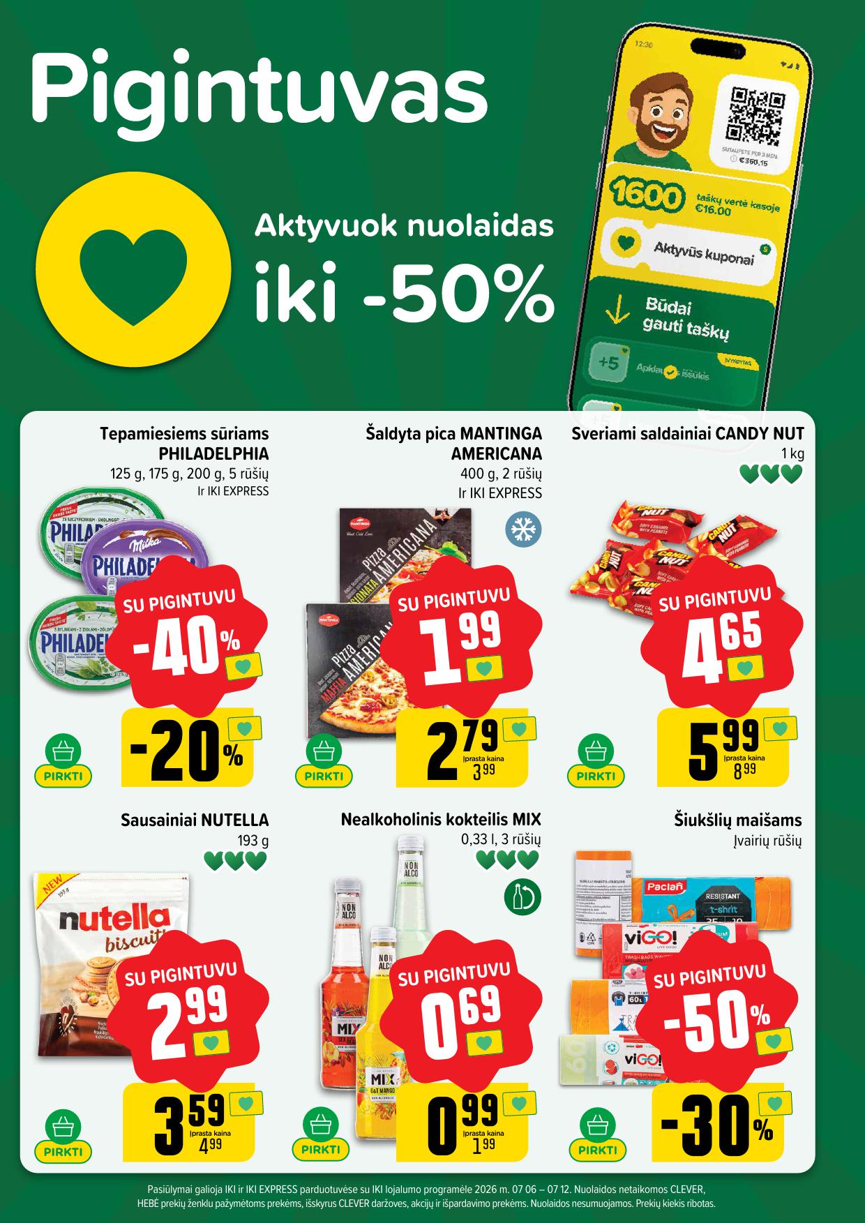 IKI SAVAITĖLĖ akcijų ir nuolaidų leidinys Nr.27 2026.06.29 - 2026.07.05