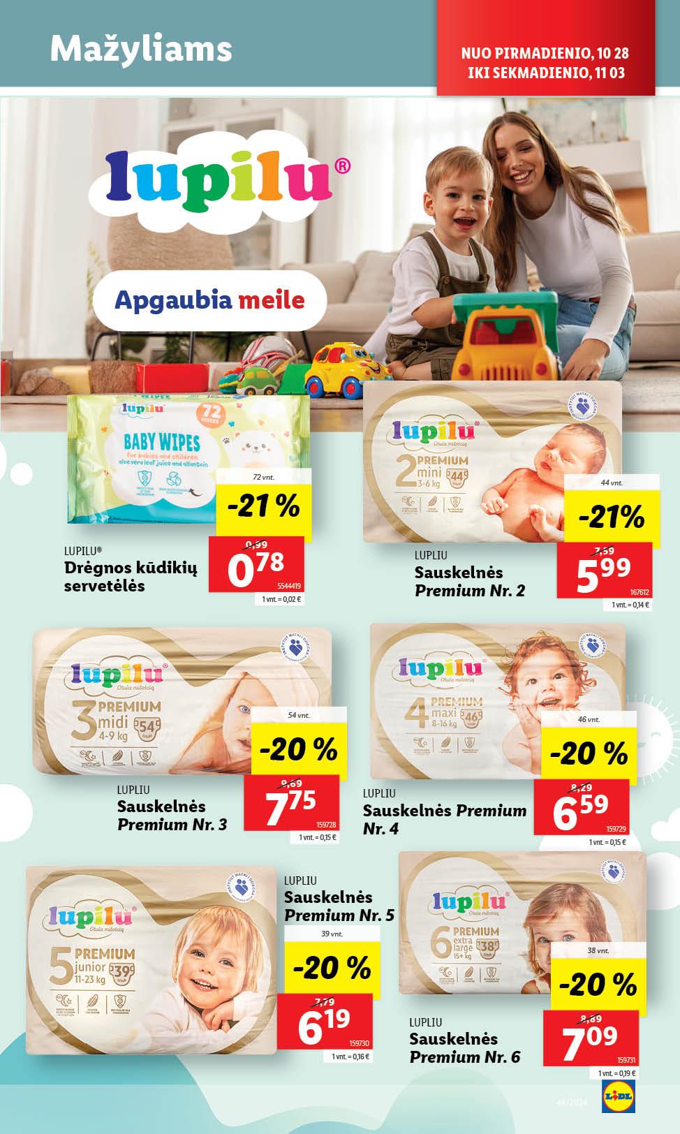 Naujausias LIDL kaininis katalogas 2024.10.28 - 2024.11.03