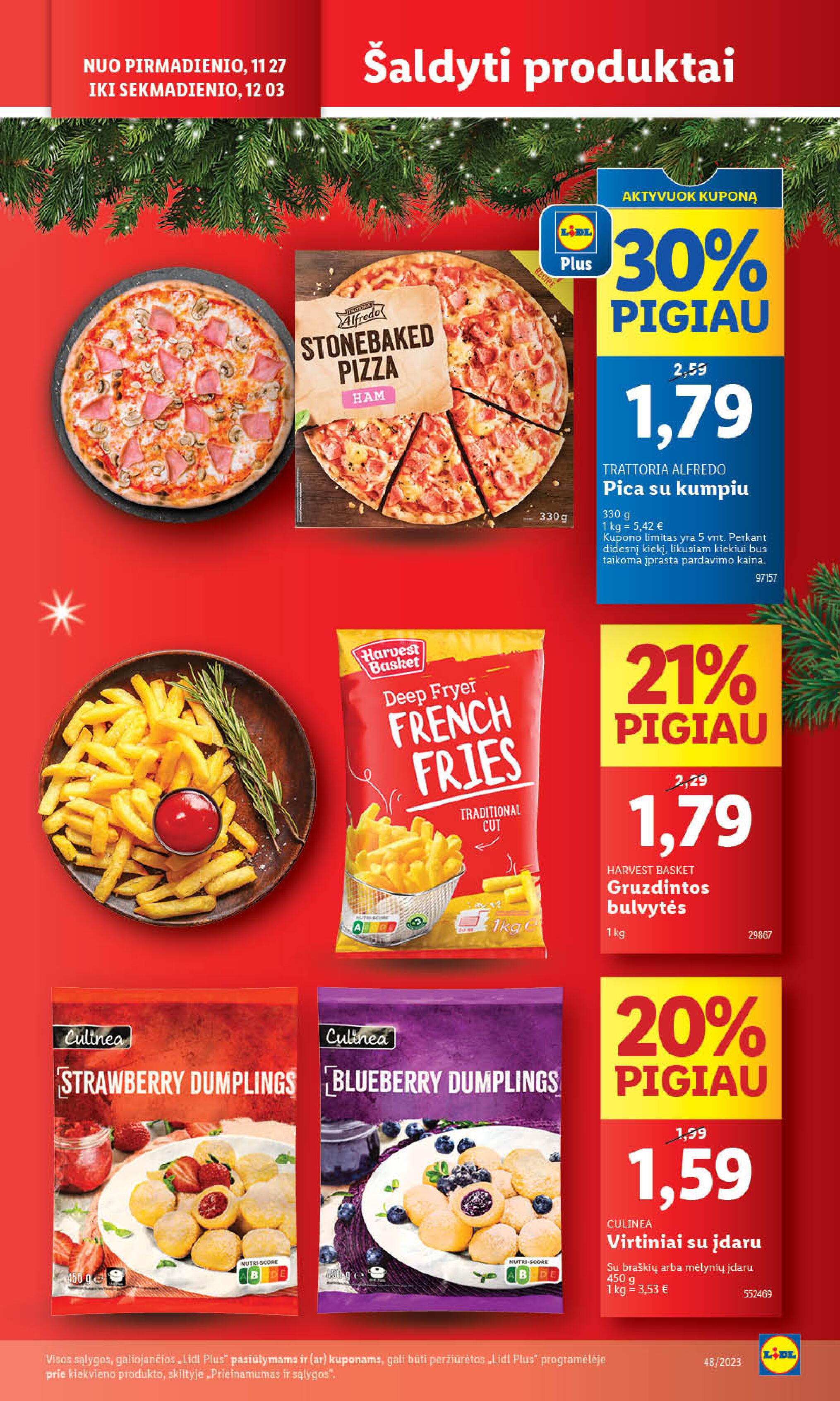 LIDL maisto prekių leidinukas nuo ketvirtadienio 11.30 - 12.03